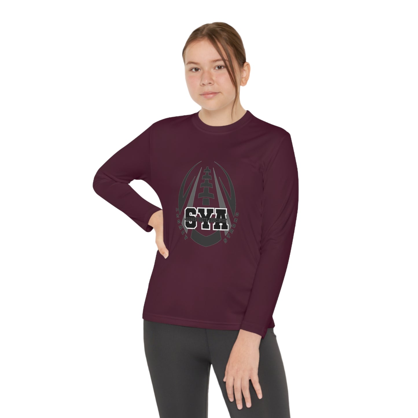 SYA Legacy Football Youth Long Sleeve Competitor Tee