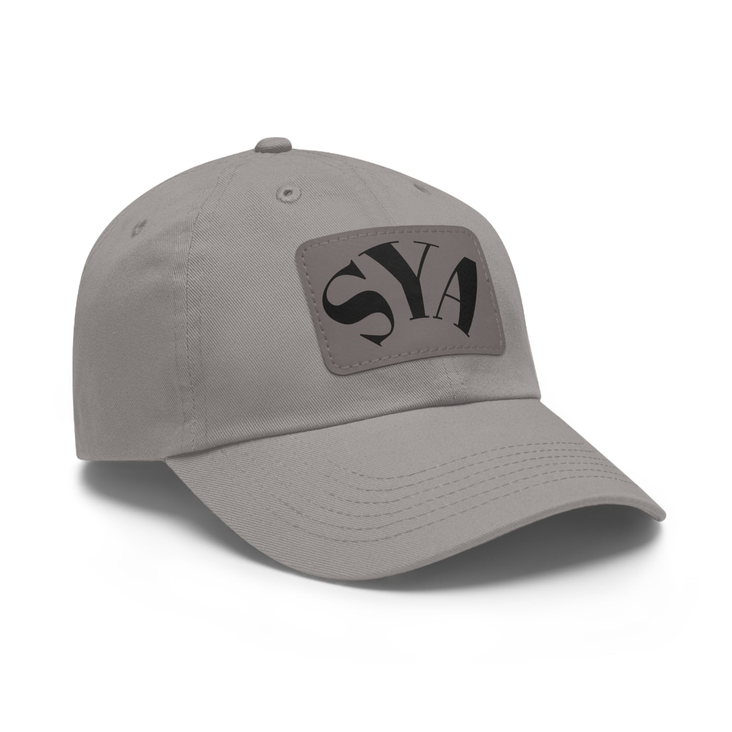 SYADad Hat with Leather Patch - Perfect for Casual Outings & Gifts