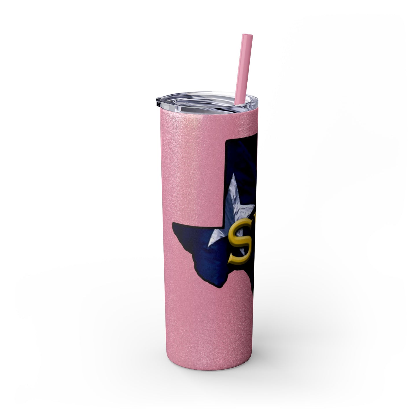 SYA Skinny Tumbler with Straw, 20oz