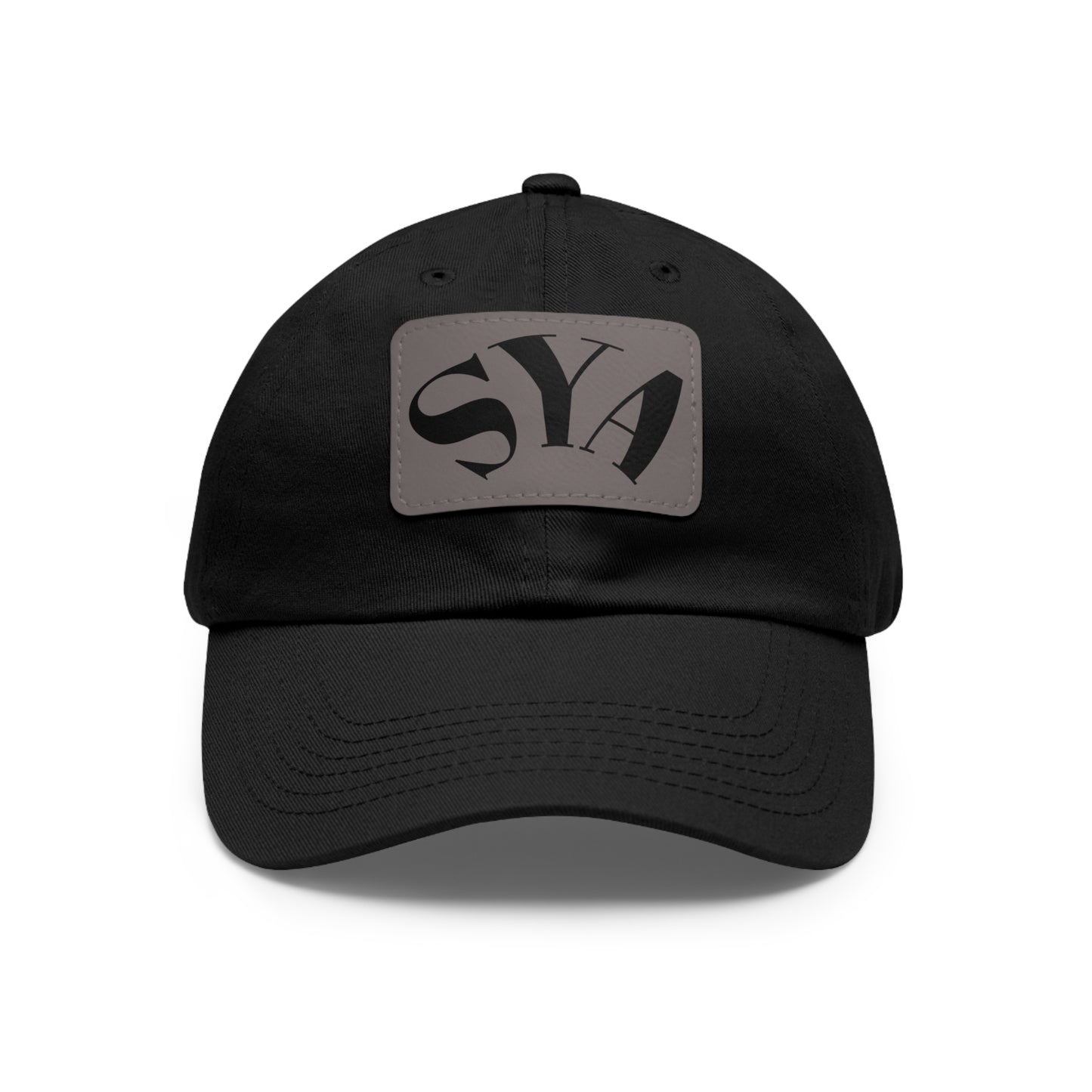 SYADad Hat with Leather Patch - Perfect for Casual Outings & Gifts