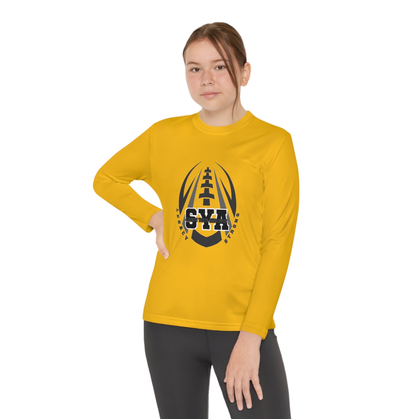SYA Legacy Football Youth Long Sleeve Competitor Tee