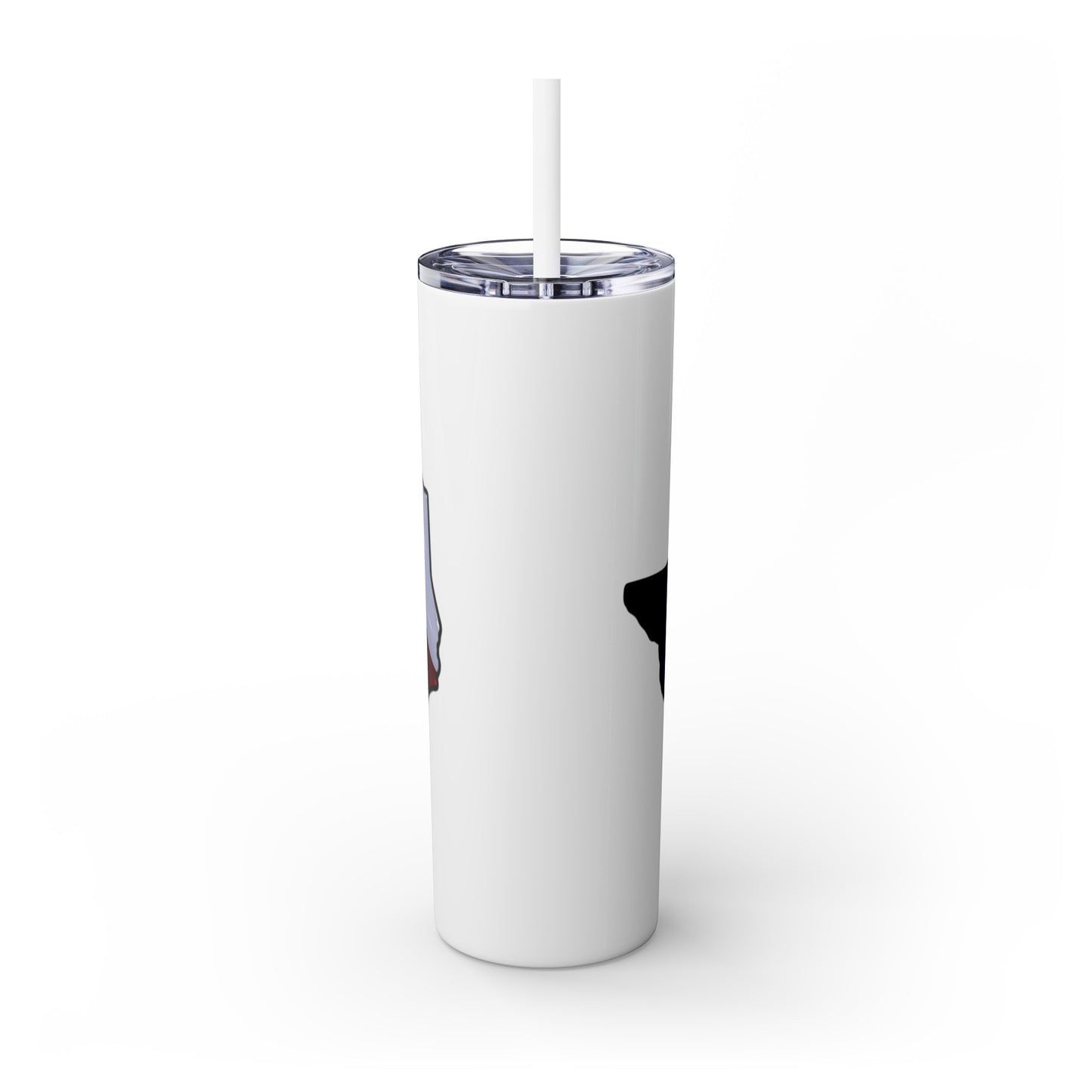 SYA Skinny Tumbler with Straw, 20oz