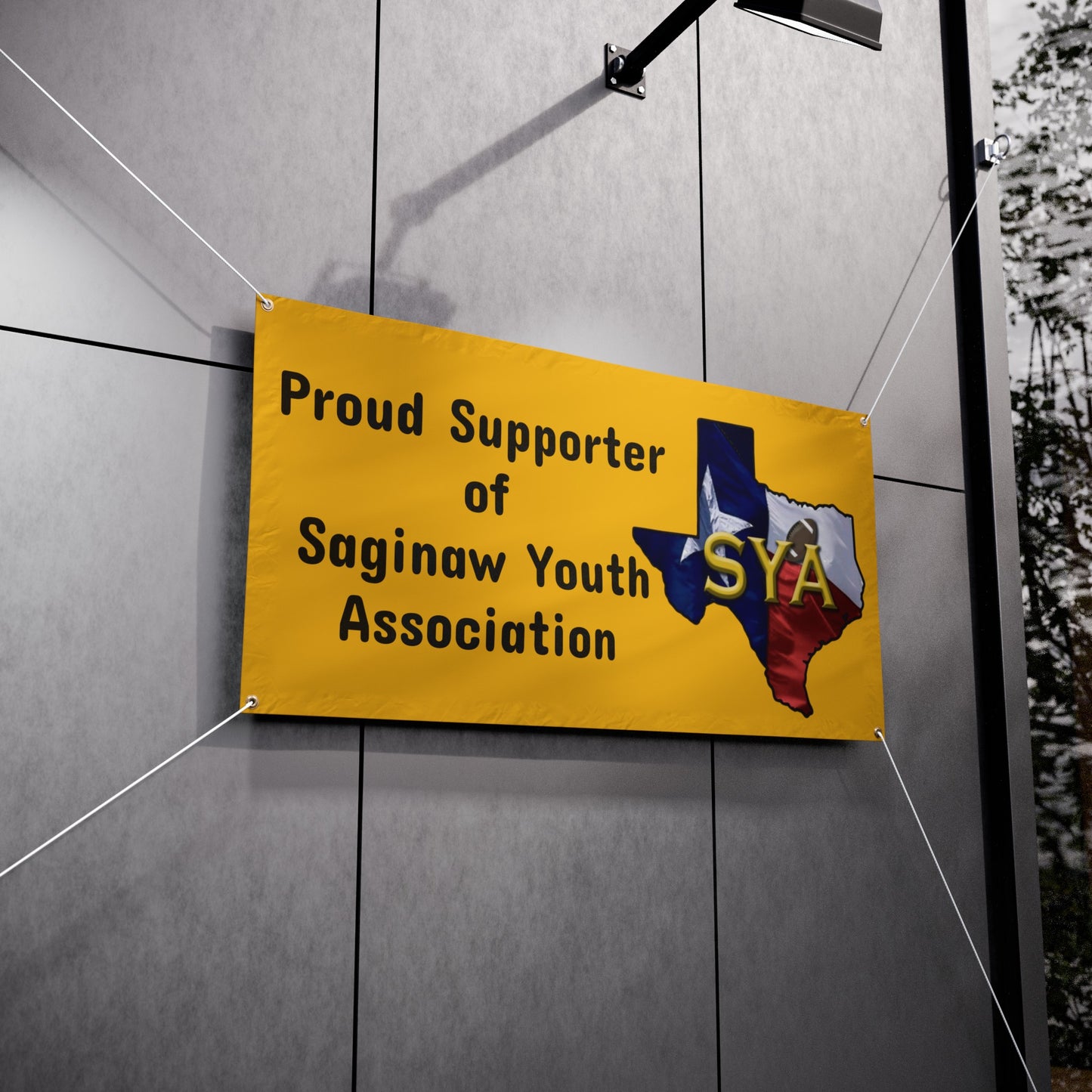Proud Supporter of SYA Vinyl Banners