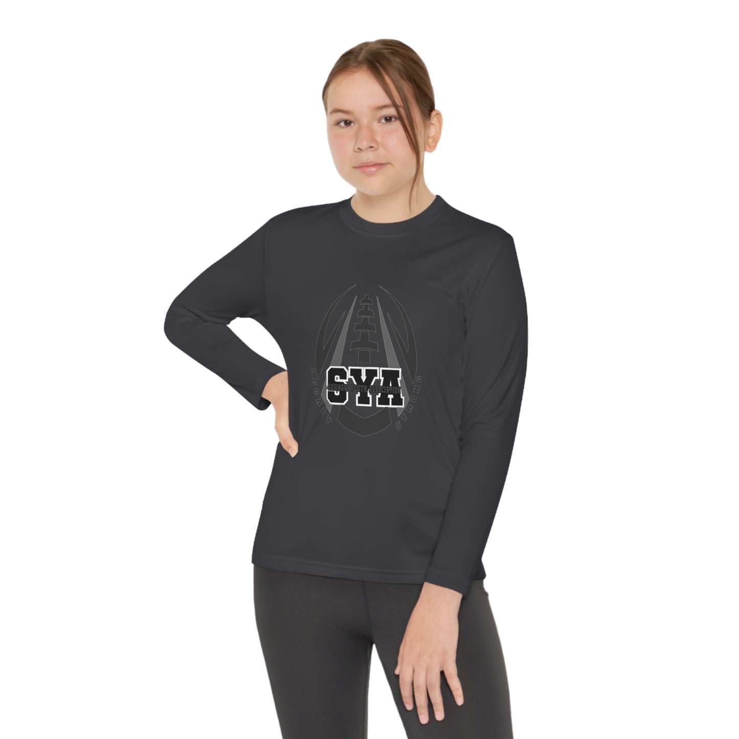 SYA Legacy Football Youth Long Sleeve Competitor Tee