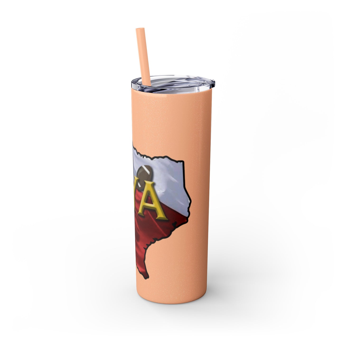 SYA Skinny Tumbler with Straw, 20oz