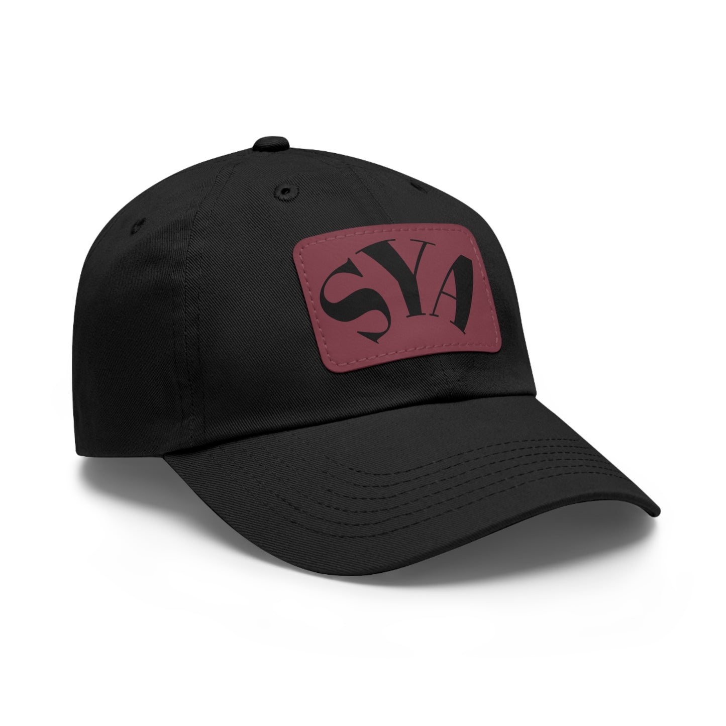 SYADad Hat with Leather Patch - Perfect for Casual Outings & Gifts