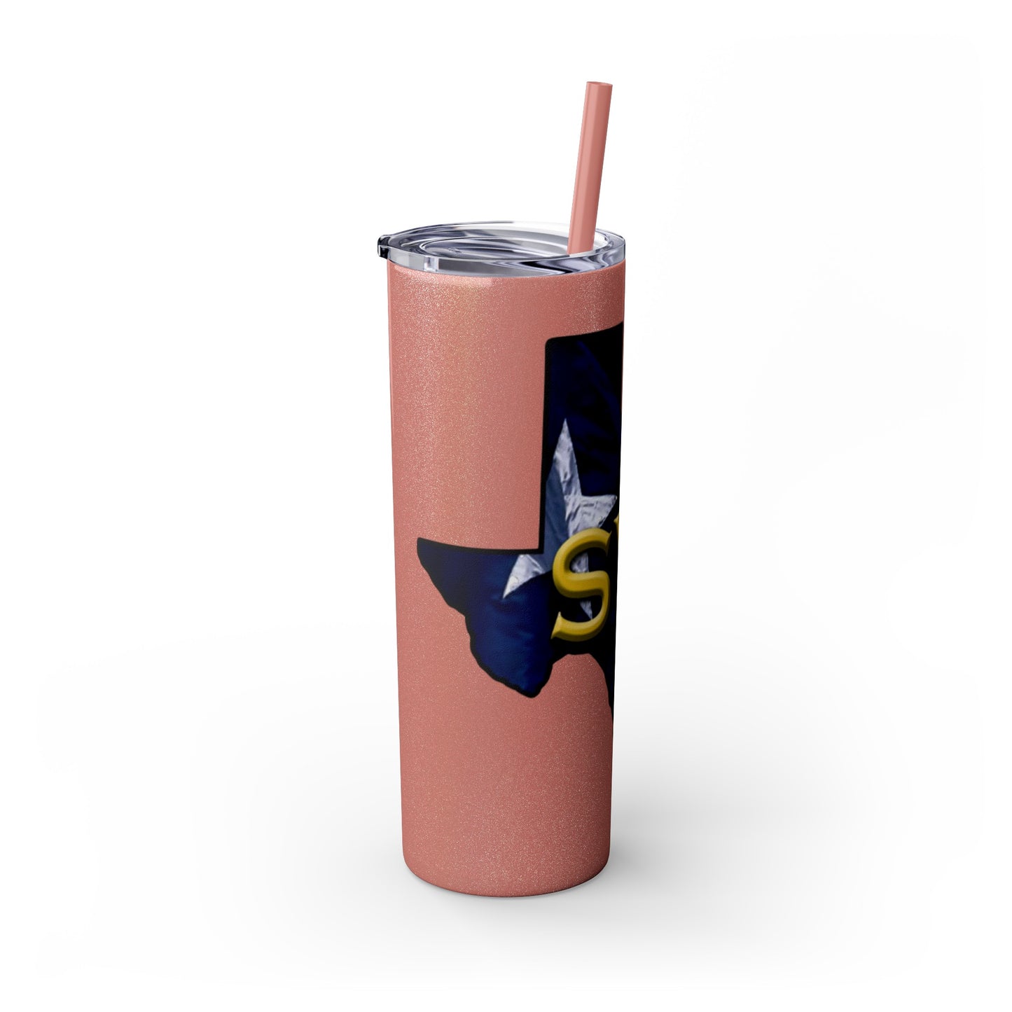 SYA Skinny Tumbler with Straw, 20oz
