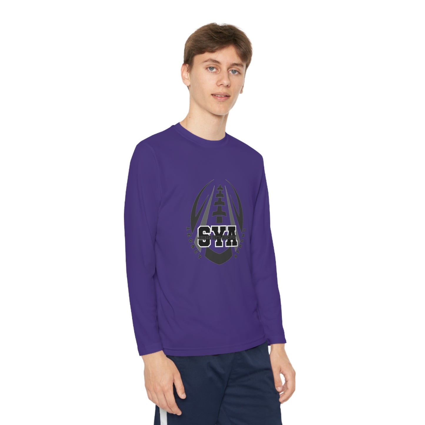 SYA Legacy Football Youth Long Sleeve Competitor Tee