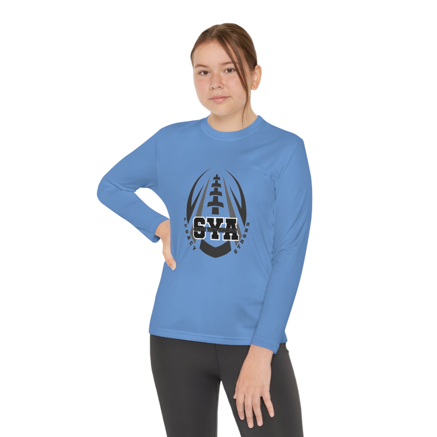 SYA Legacy Football Youth Long Sleeve Competitor Tee