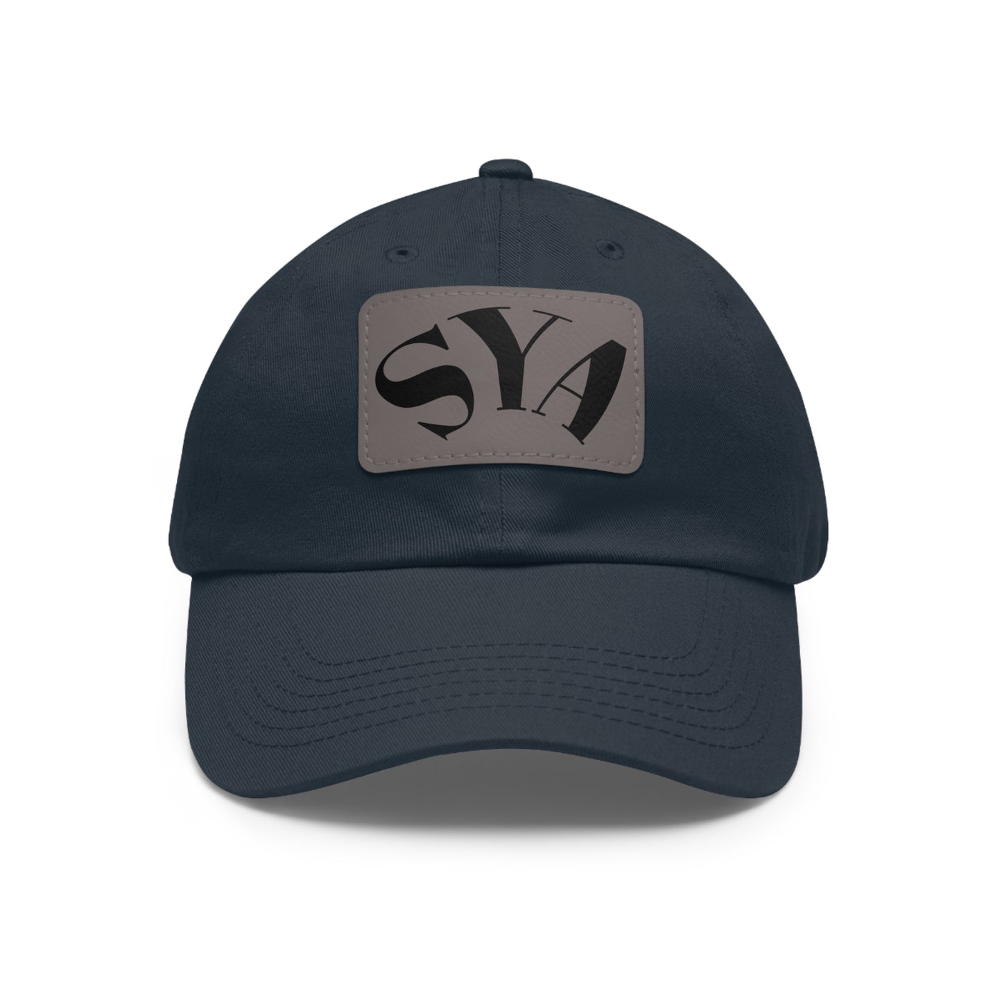 SYADad Hat with Leather Patch - Perfect for Casual Outings & Gifts