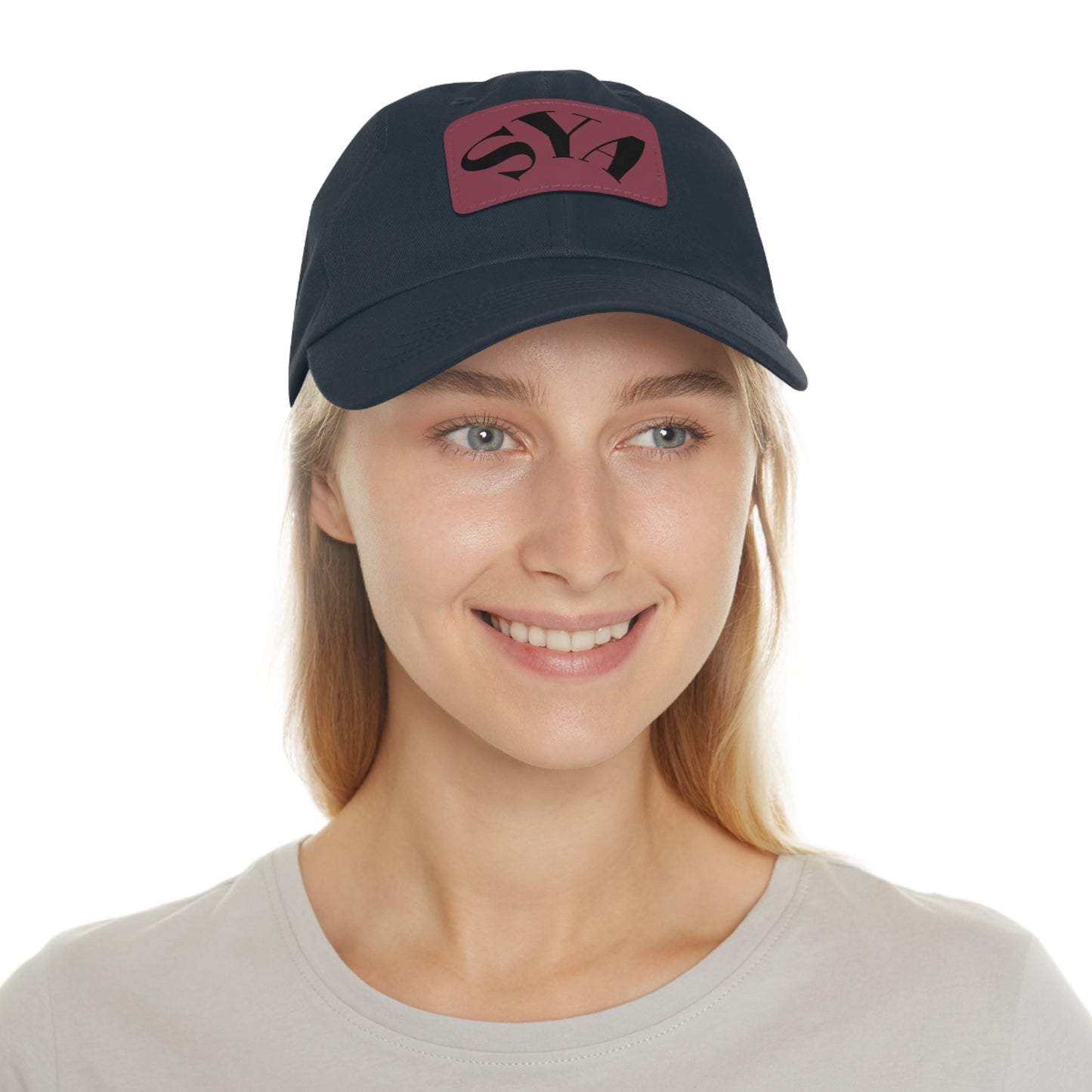 SYADad Hat with Leather Patch - Perfect for Casual Outings & Gifts