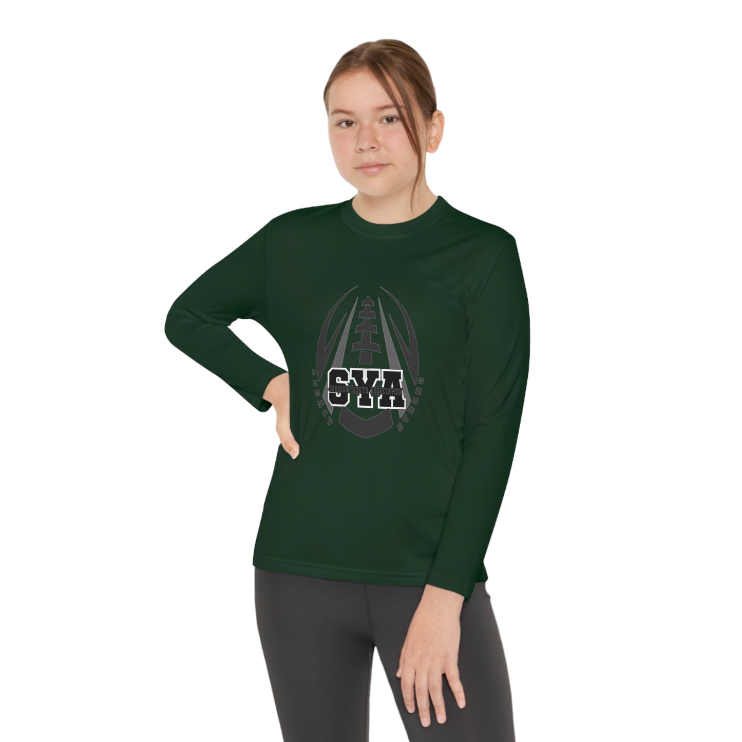 SYA Legacy Football Youth Long Sleeve Competitor Tee