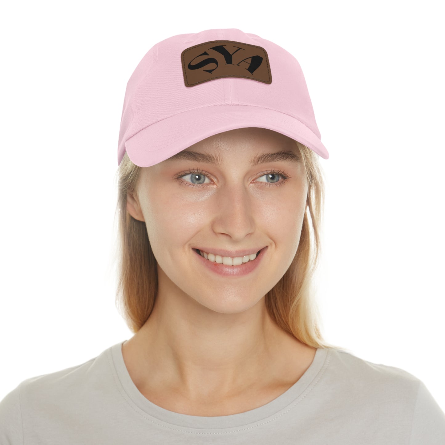 SYADad Hat with Leather Patch - Perfect for Casual Outings & Gifts