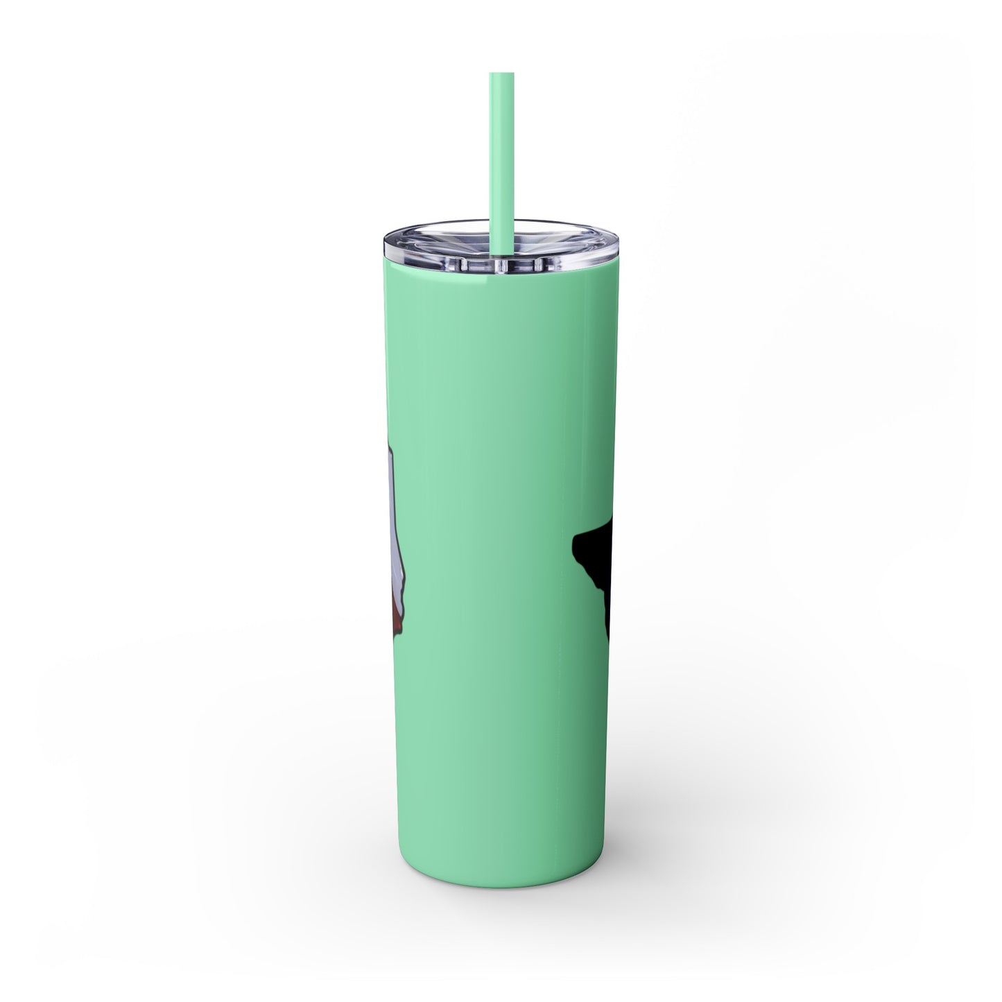 SYA Skinny Tumbler with Straw, 20oz