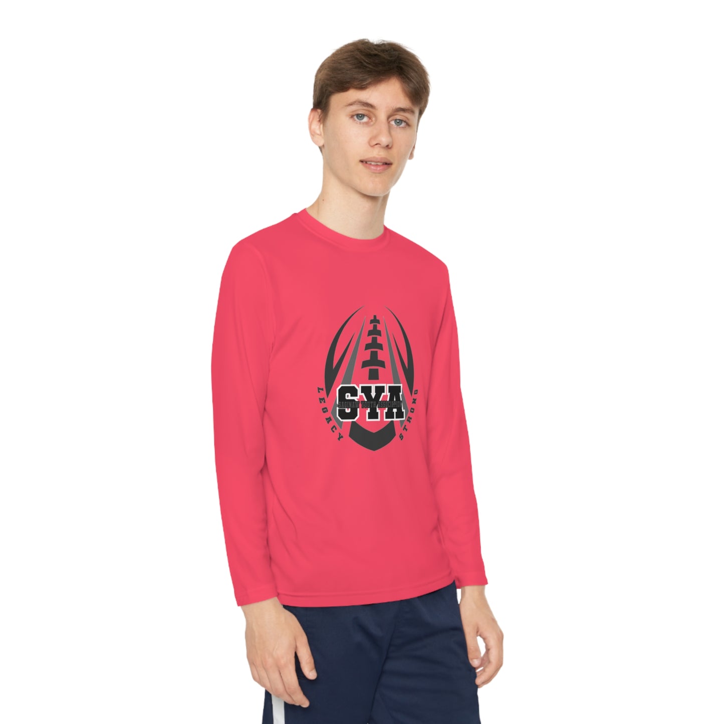 SYA Legacy Football Youth Long Sleeve Competitor Tee
