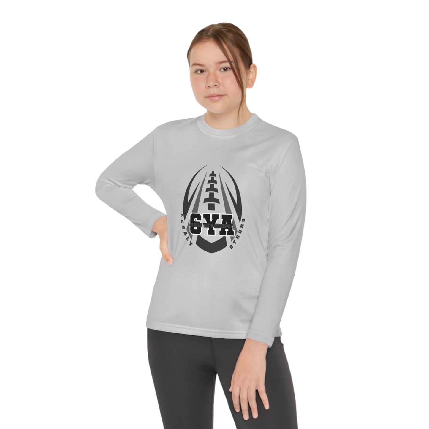 SYA Legacy Football Youth Long Sleeve Competitor Tee