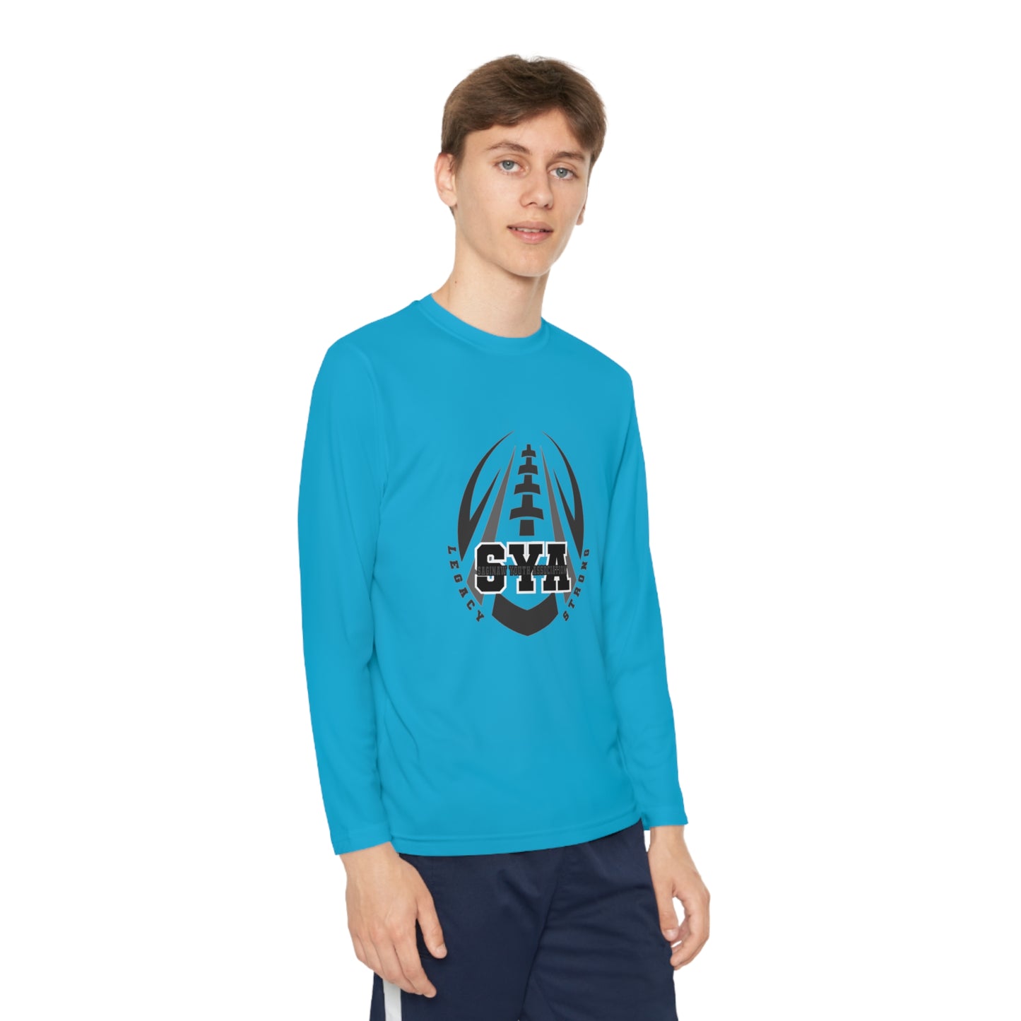 SYA Legacy Football Youth Long Sleeve Competitor Tee