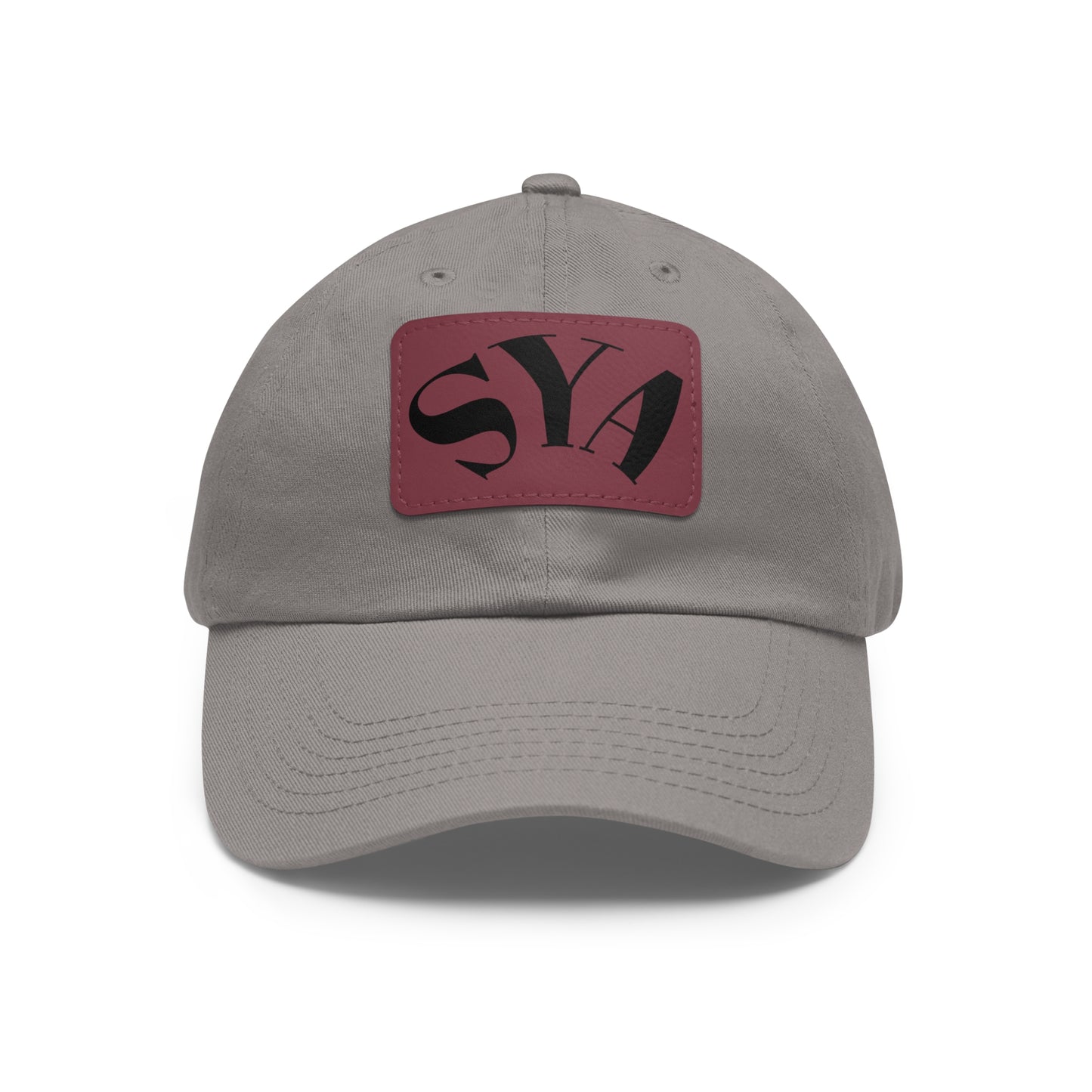 SYADad Hat with Leather Patch - Perfect for Casual Outings & Gifts