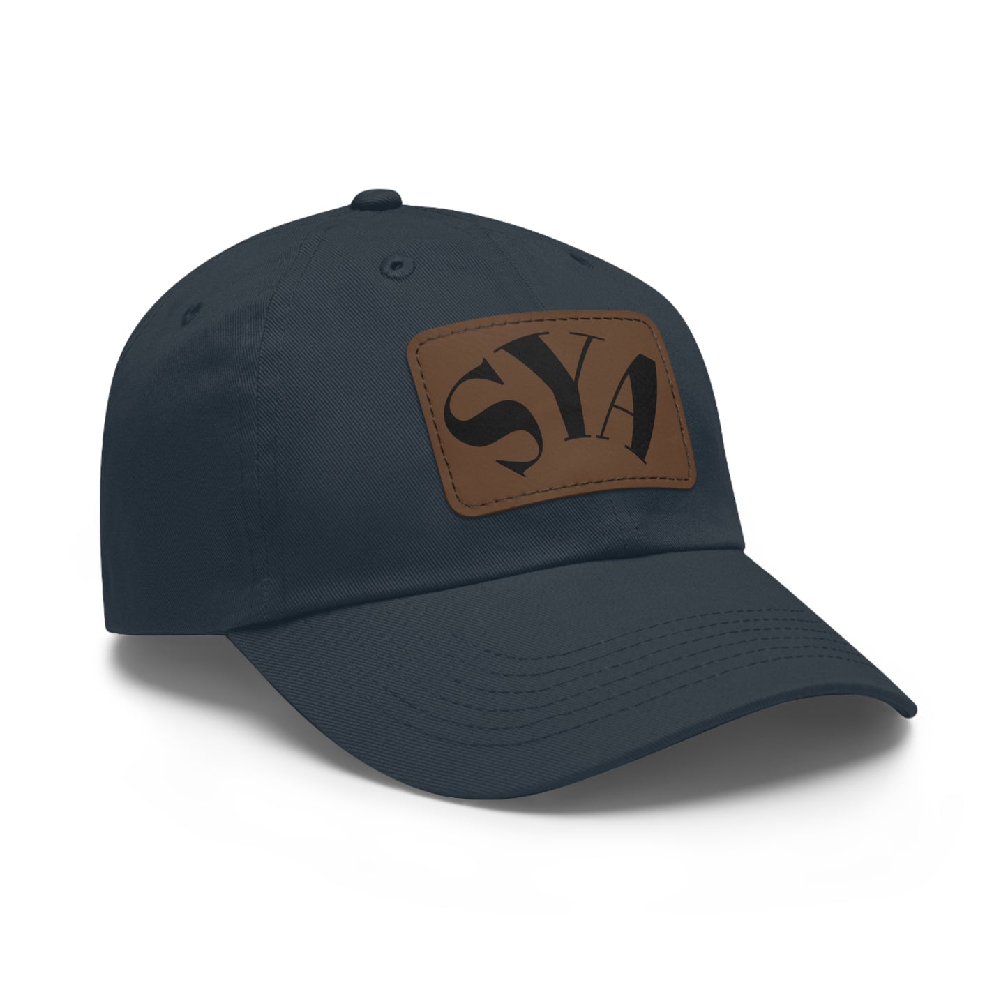 SYADad Hat with Leather Patch - Perfect for Casual Outings & Gifts