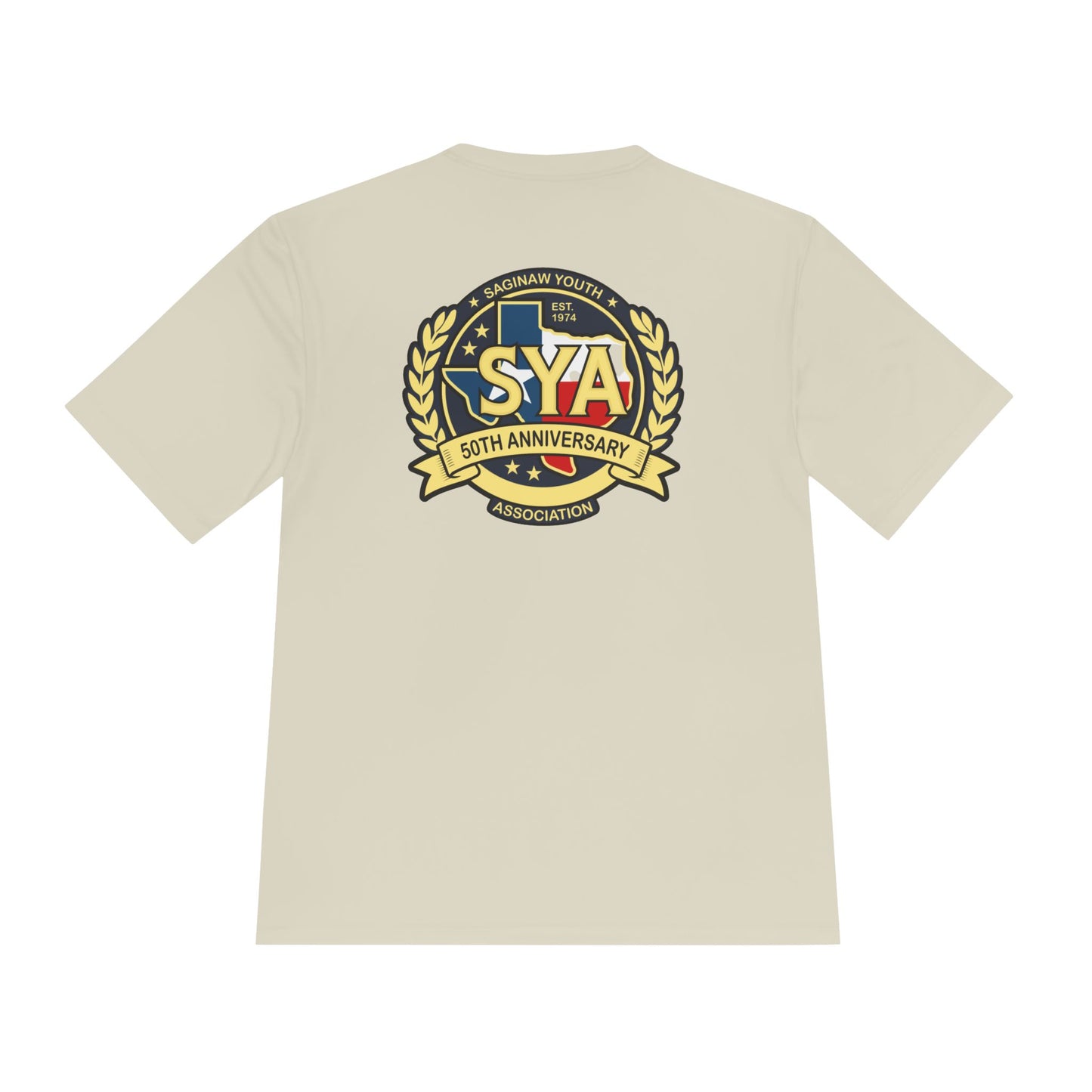 Unisex 50th Anniversary SYA Moisture Wicking Tee