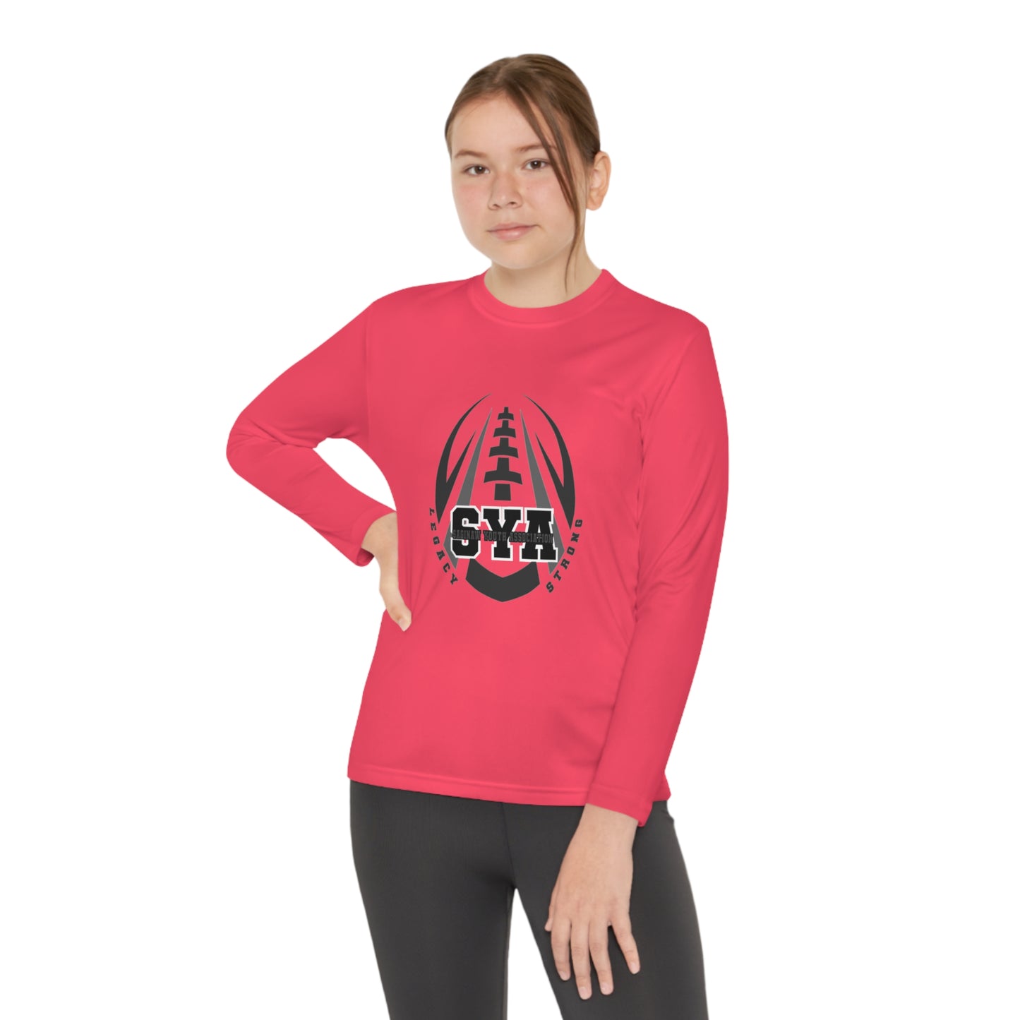 SYA Legacy Football Youth Long Sleeve Competitor Tee