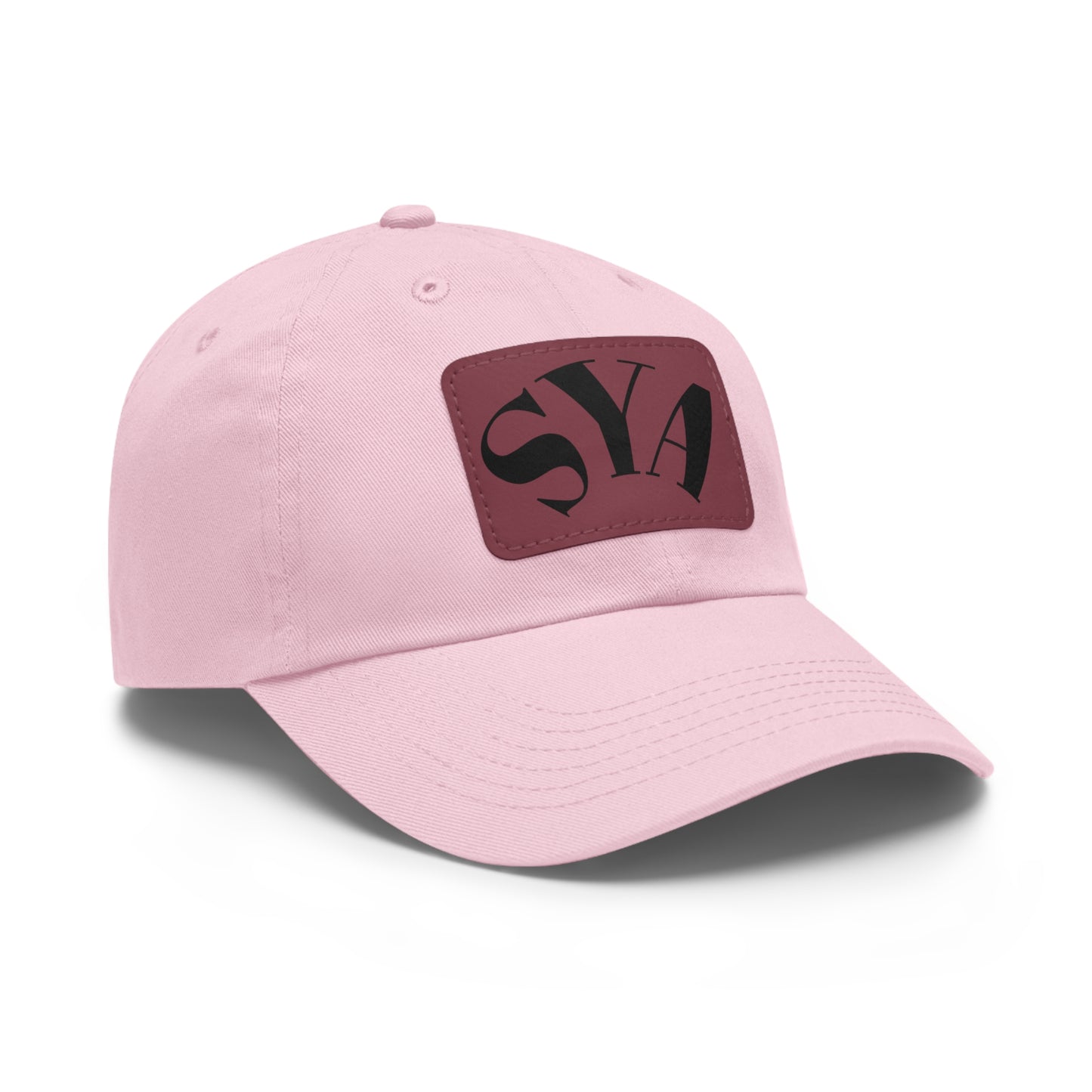 SYADad Hat with Leather Patch - Perfect for Casual Outings & Gifts