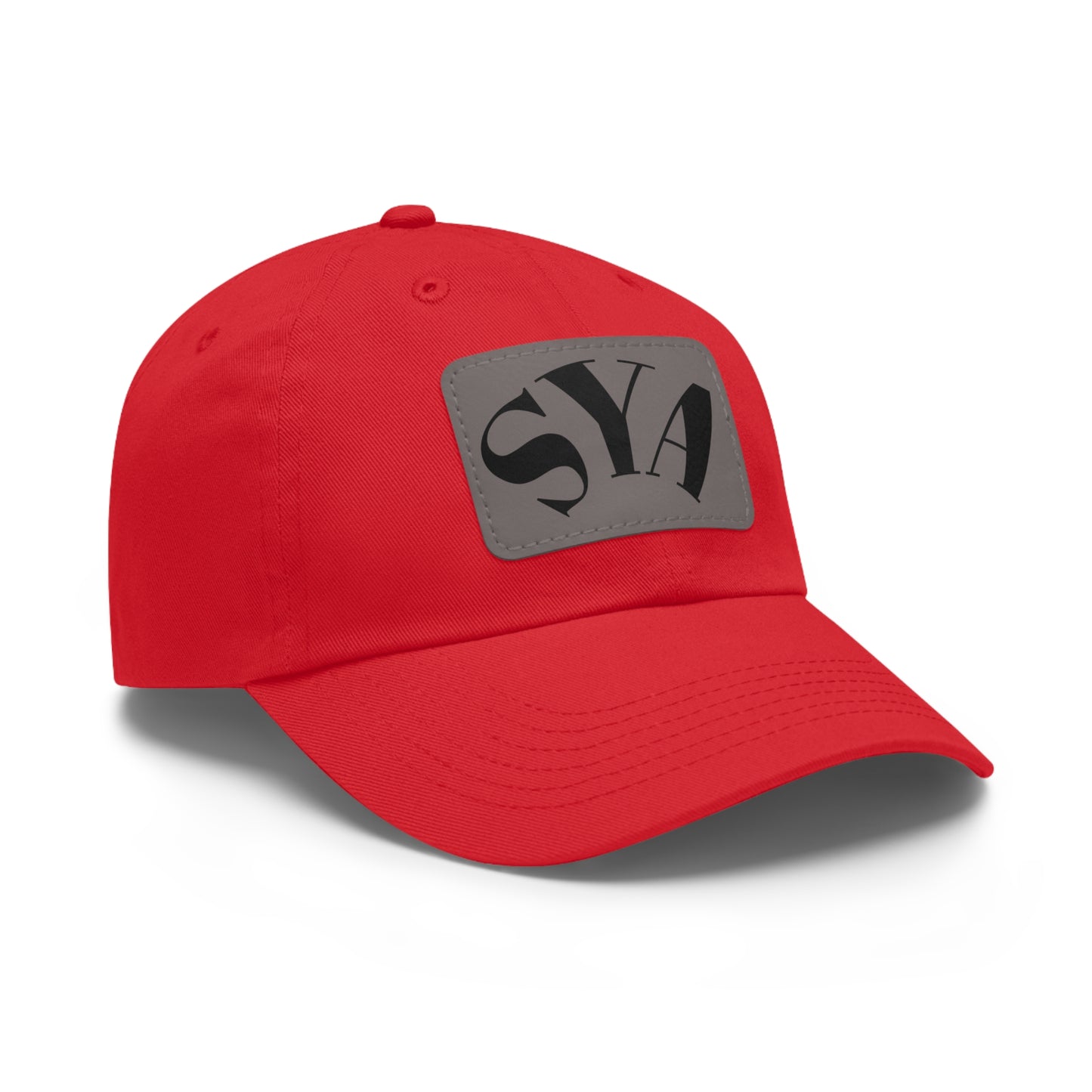 SYADad Hat with Leather Patch - Perfect for Casual Outings & Gifts