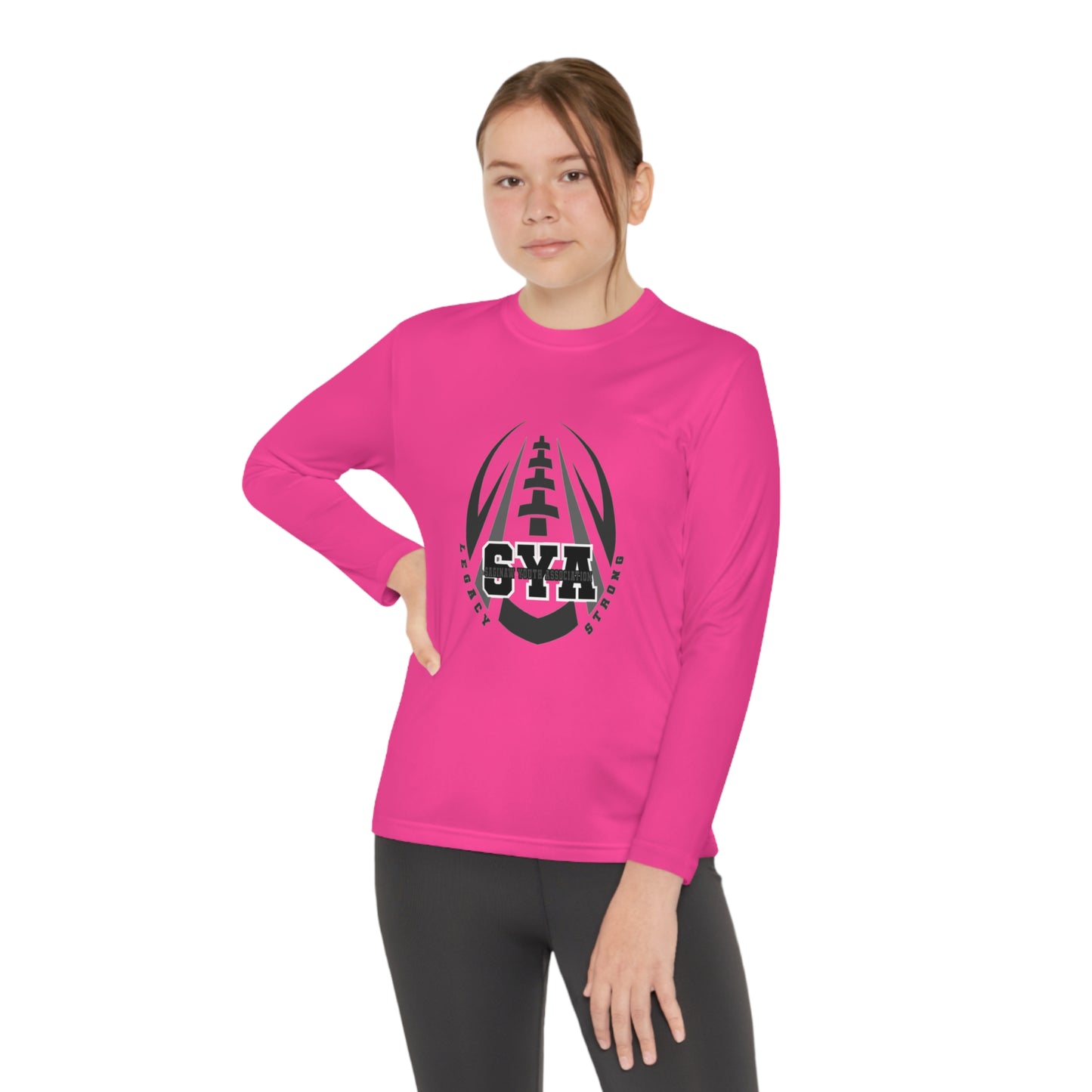 SYA Legacy Football Youth Long Sleeve Competitor Tee