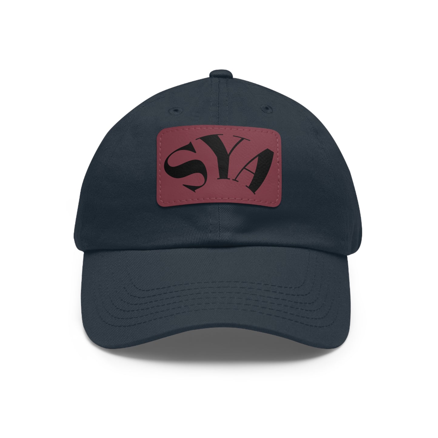 SYADad Hat with Leather Patch - Perfect for Casual Outings & Gifts