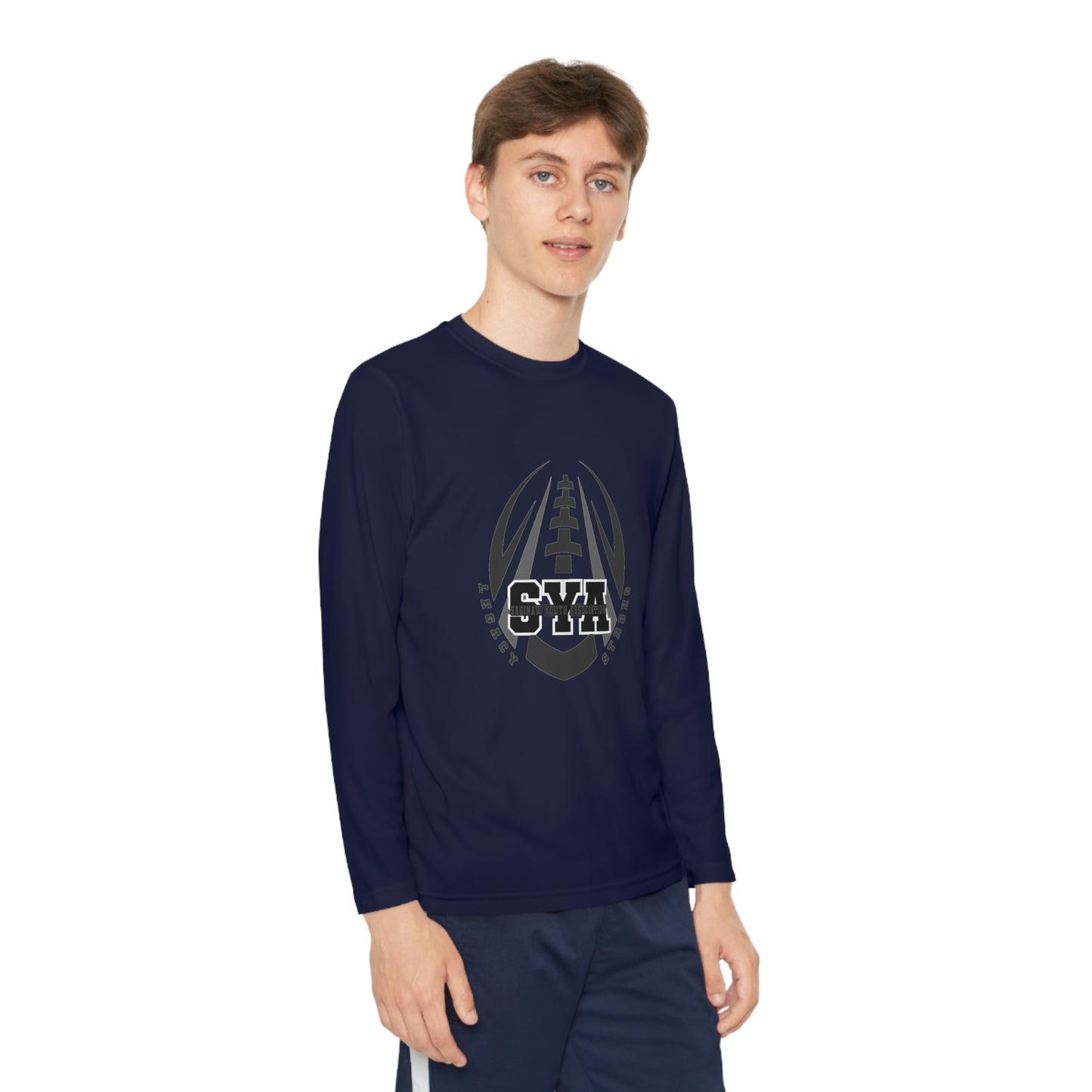 SYA Legacy Football Youth Long Sleeve Competitor Tee