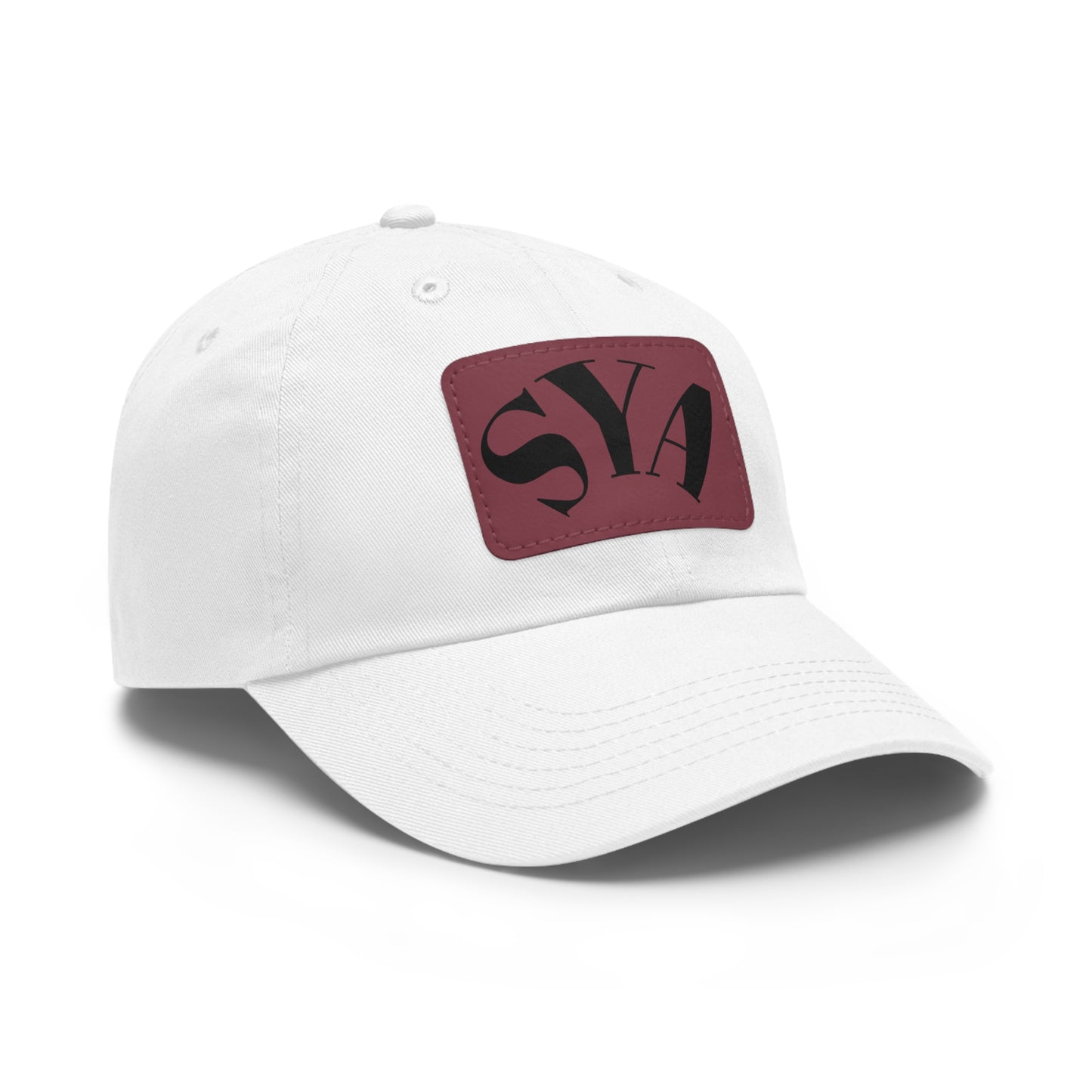 SYADad Hat with Leather Patch - Perfect for Casual Outings & Gifts