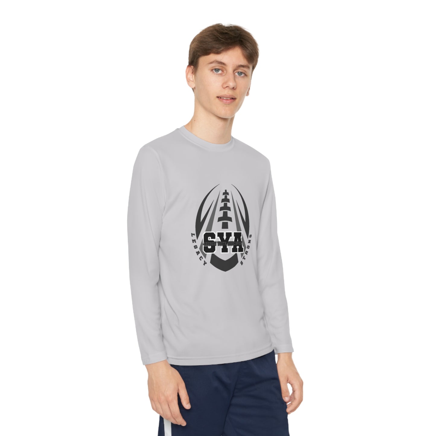 SYA Legacy Football Youth Long Sleeve Competitor Tee