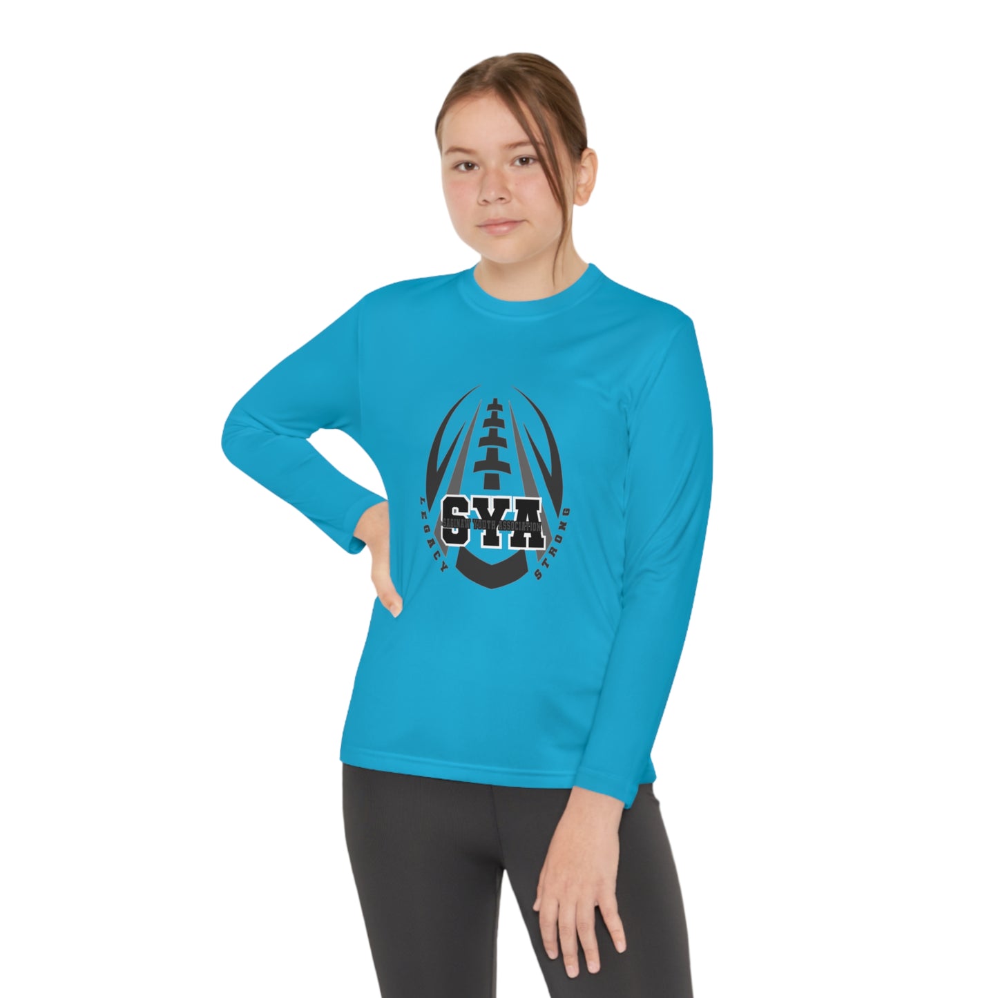 SYA Legacy Football Youth Long Sleeve Competitor Tee