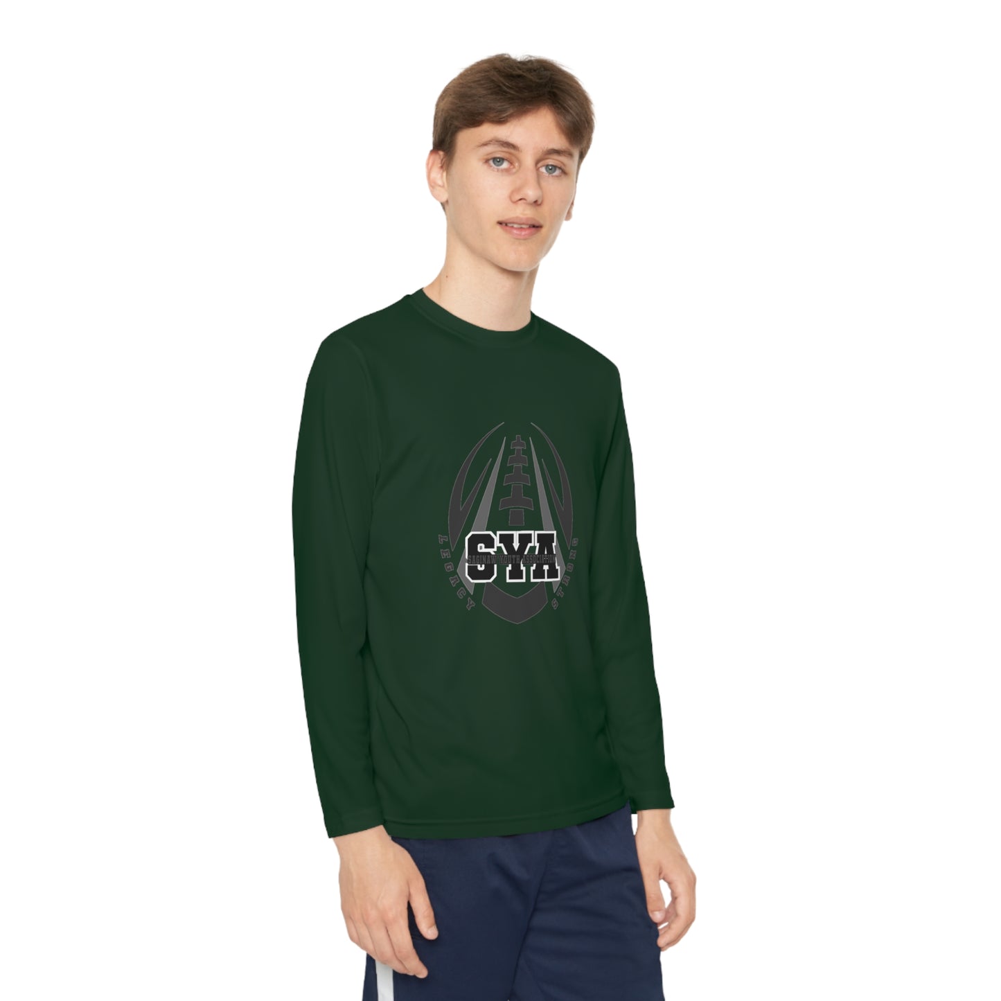 SYA Legacy Football Youth Long Sleeve Competitor Tee
