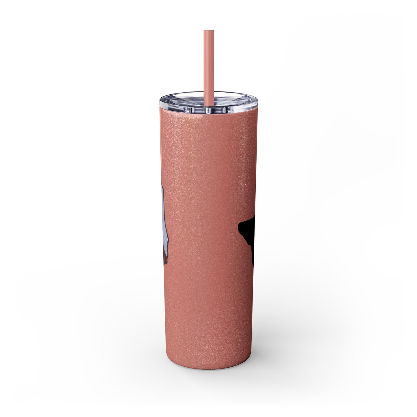SYA Skinny Tumbler with Straw, 20oz