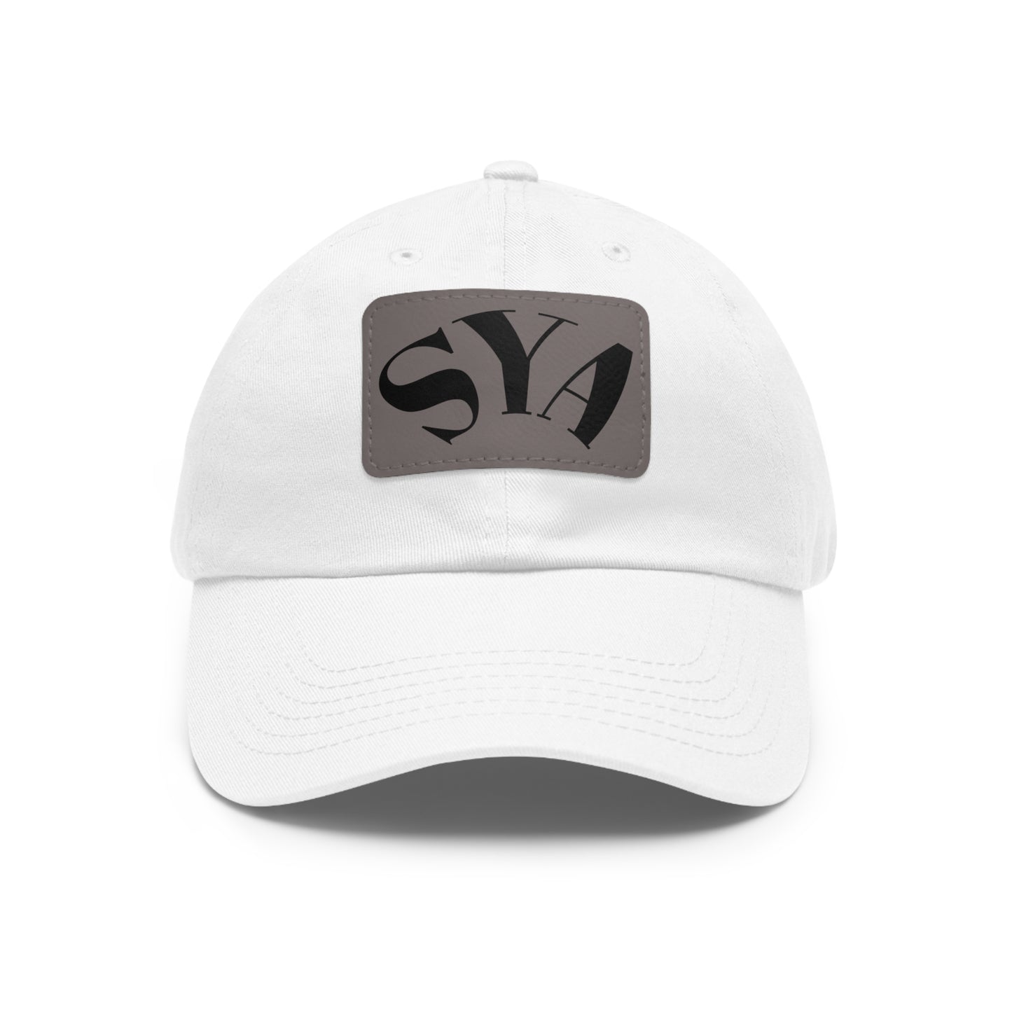 SYADad Hat with Leather Patch - Perfect for Casual Outings & Gifts