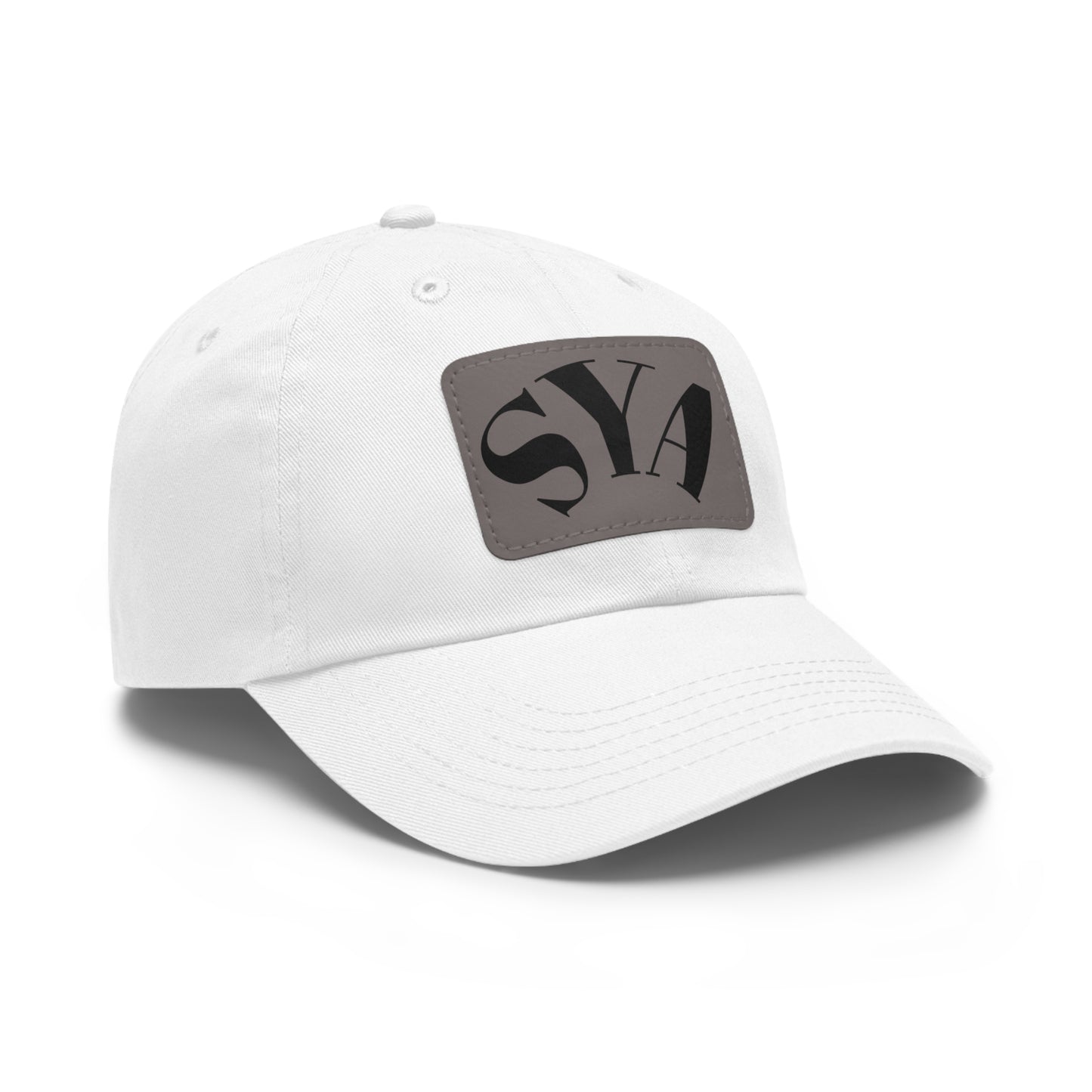 SYADad Hat with Leather Patch - Perfect for Casual Outings & Gifts