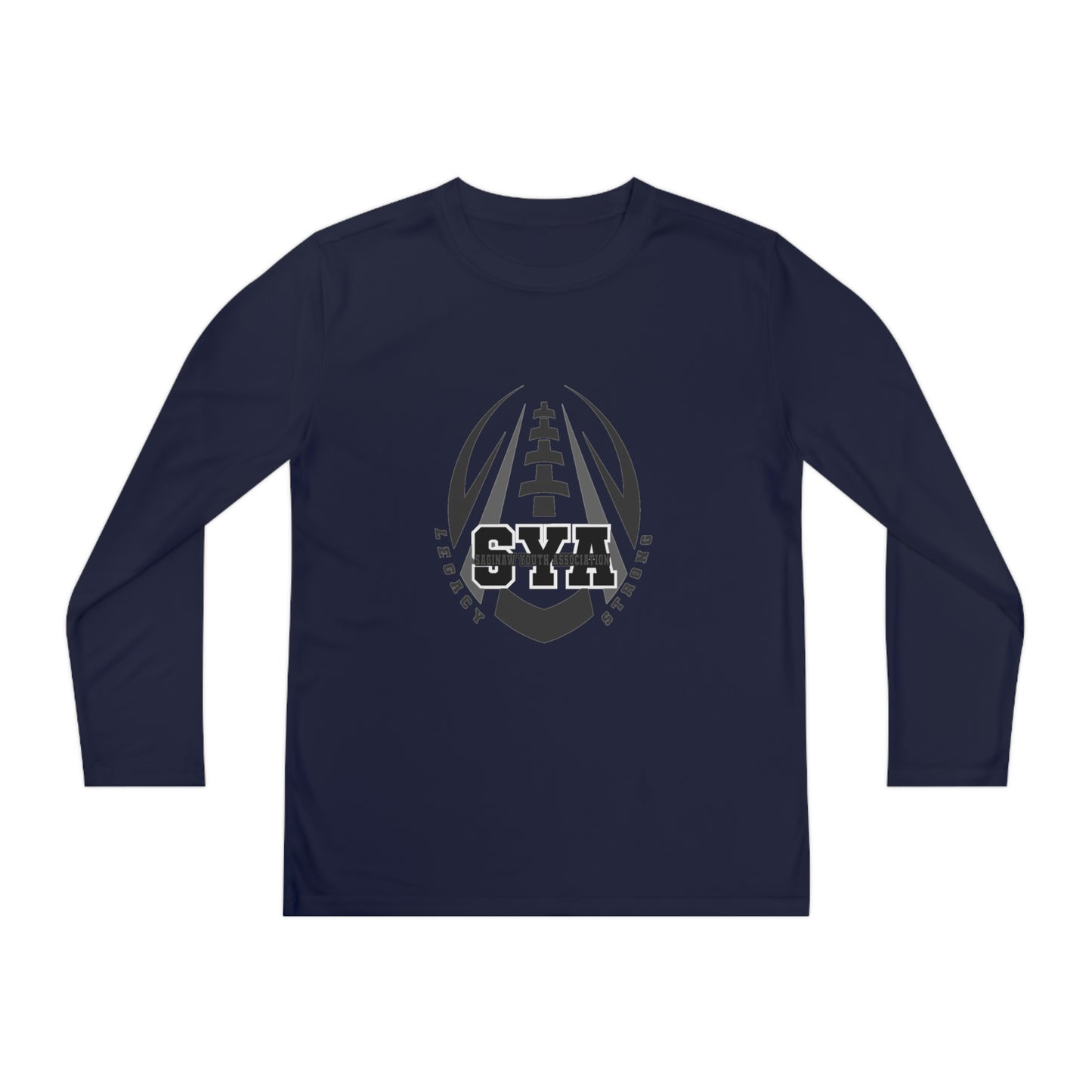 SYA Legacy Football Youth Long Sleeve Competitor Tee