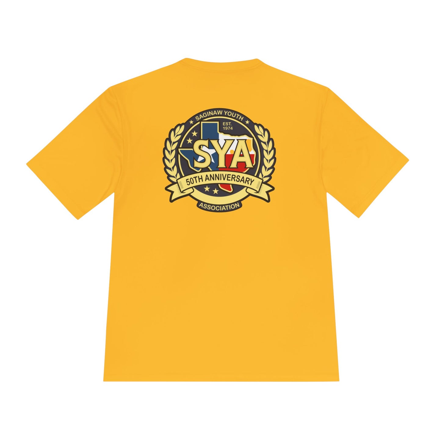 Unisex 50th Anniversary SYA Moisture Wicking Tee