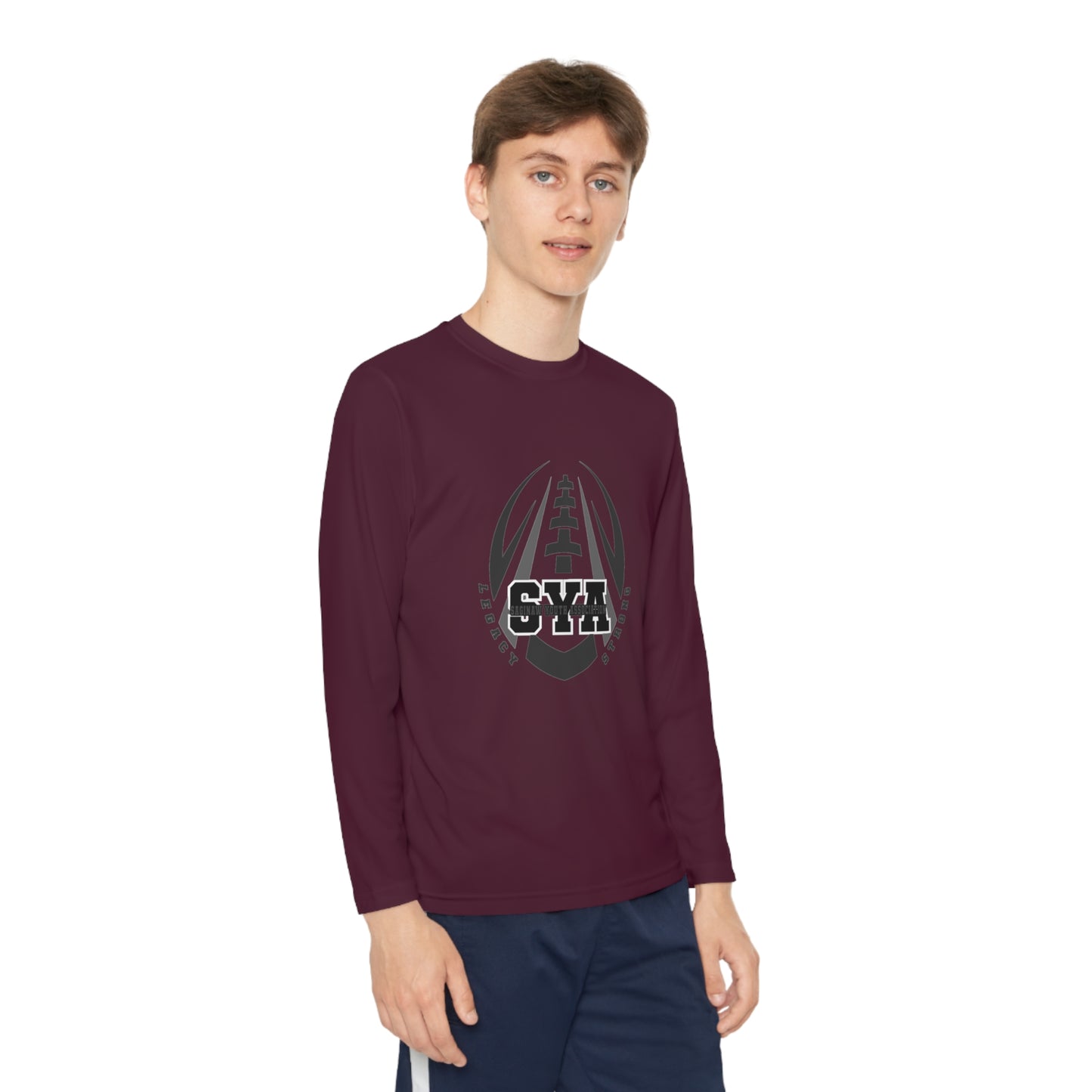 SYA Legacy Football Youth Long Sleeve Competitor Tee
