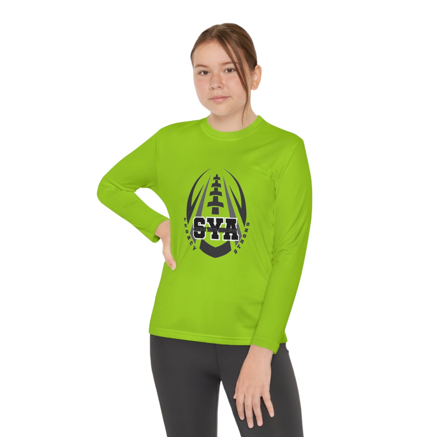 SYA Legacy Football Youth Long Sleeve Competitor Tee