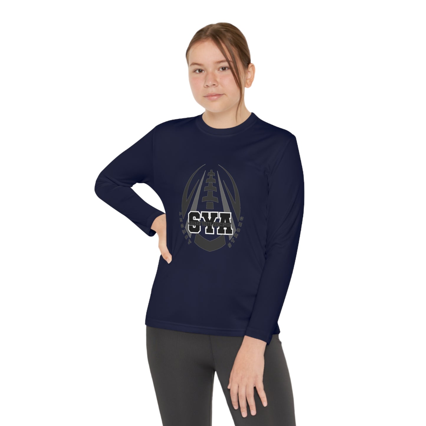 SYA Legacy Football Youth Long Sleeve Competitor Tee