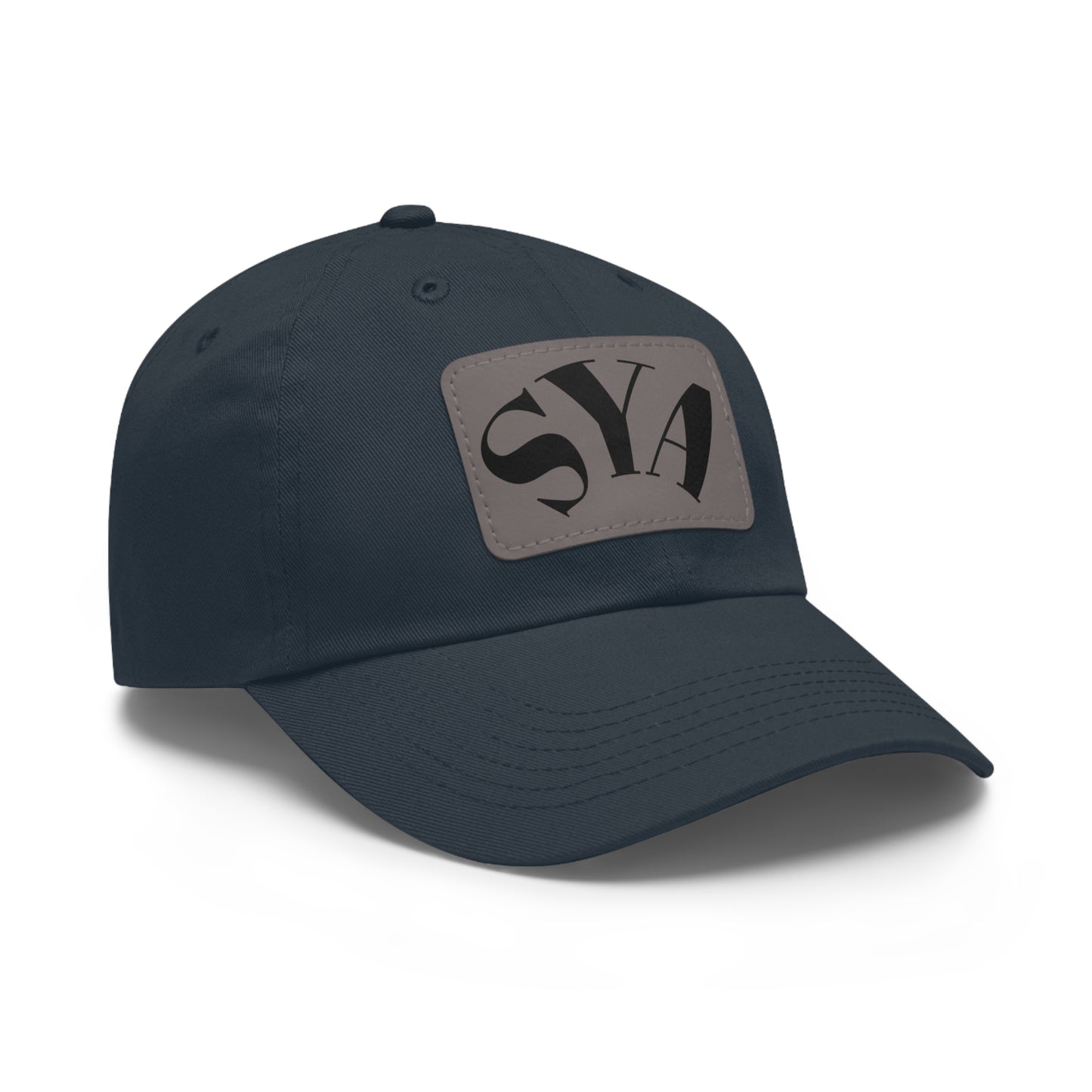 SYADad Hat with Leather Patch - Perfect for Casual Outings & Gifts