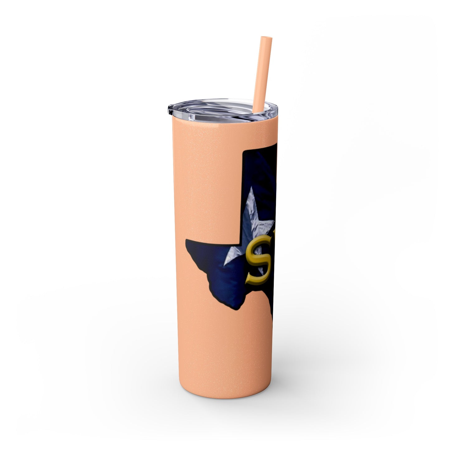SYA Skinny Tumbler with Straw, 20oz