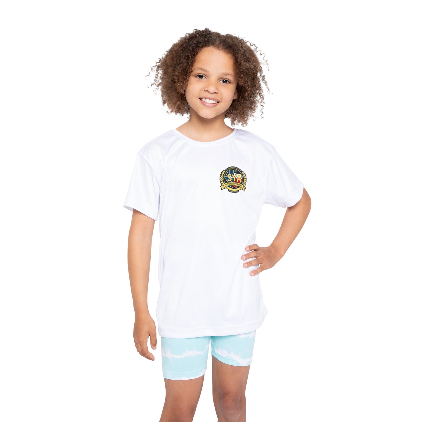 50th anniversary Kids Sports Jersey - SYA 50th Anniversary Athletic Tee for Young Champions