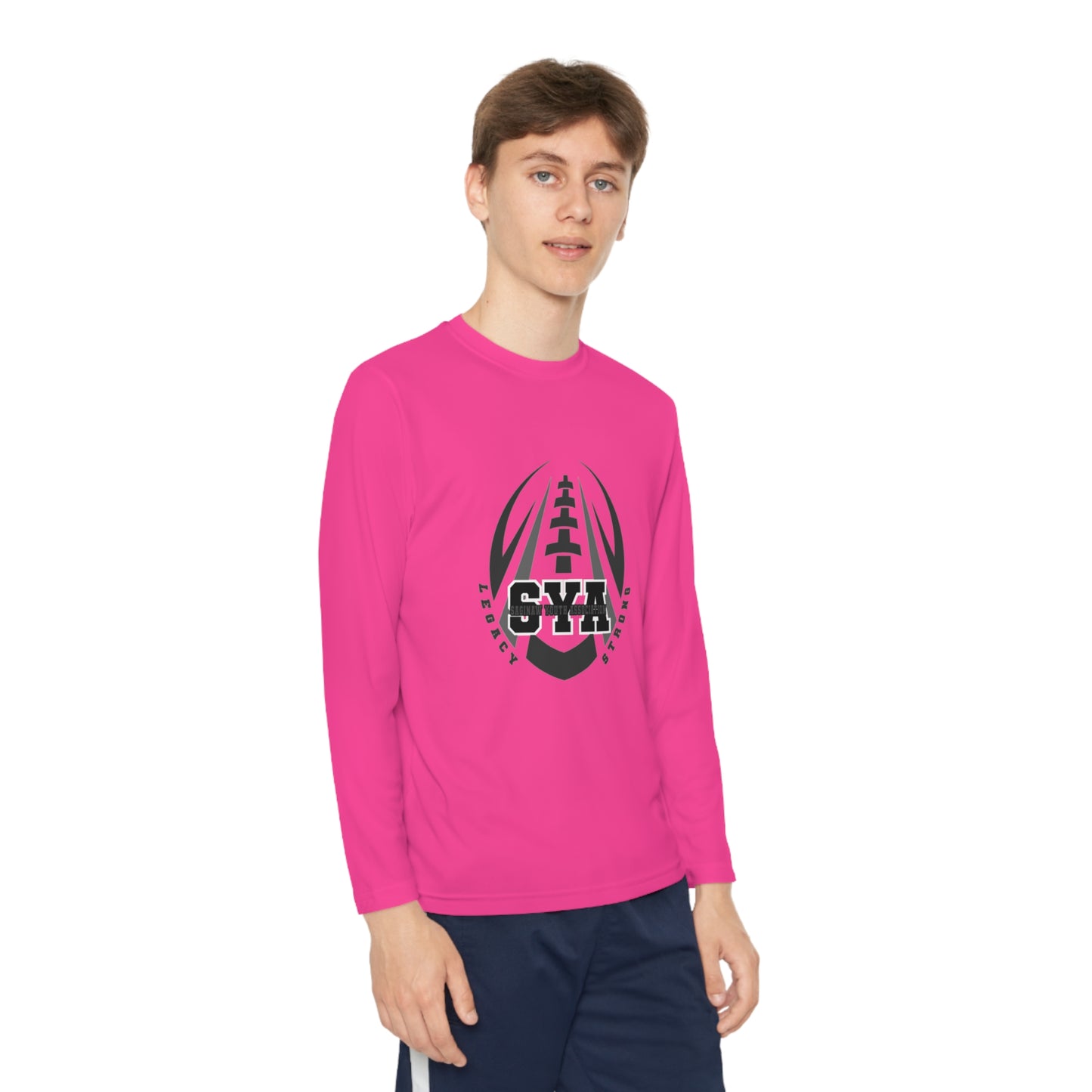 SYA Legacy Football Youth Long Sleeve Competitor Tee