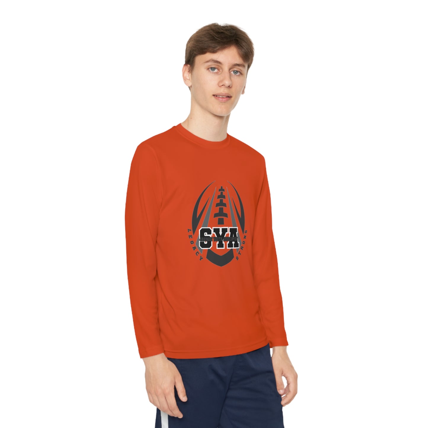 SYA Legacy Football Youth Long Sleeve Competitor Tee