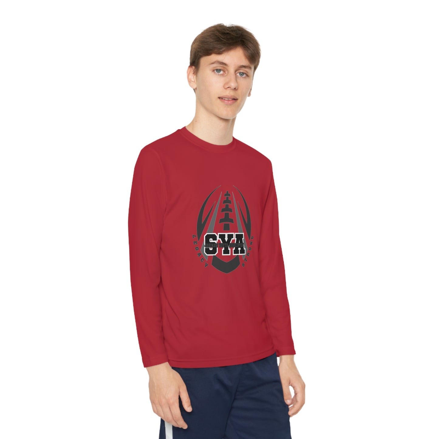 SYA Legacy Football Youth Long Sleeve Competitor Tee