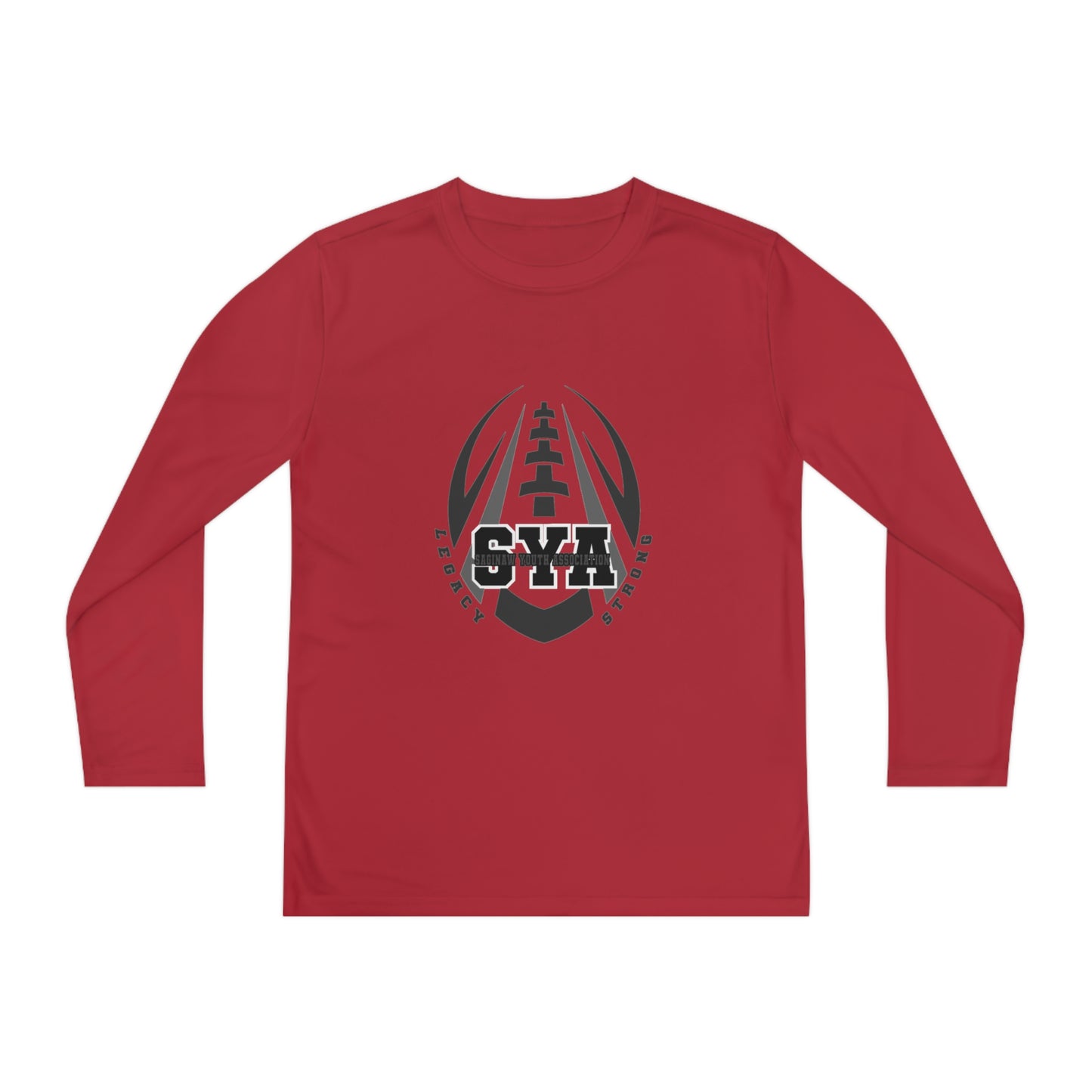 SYA Legacy Football Youth Long Sleeve Competitor Tee