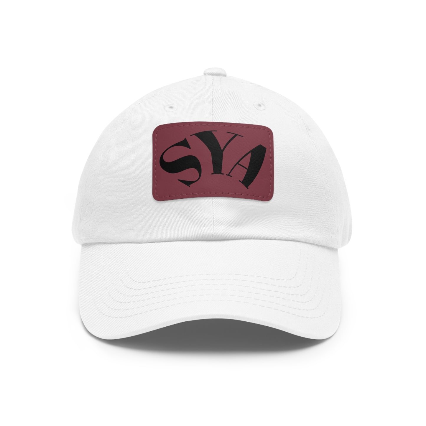 SYADad Hat with Leather Patch - Perfect for Casual Outings & Gifts